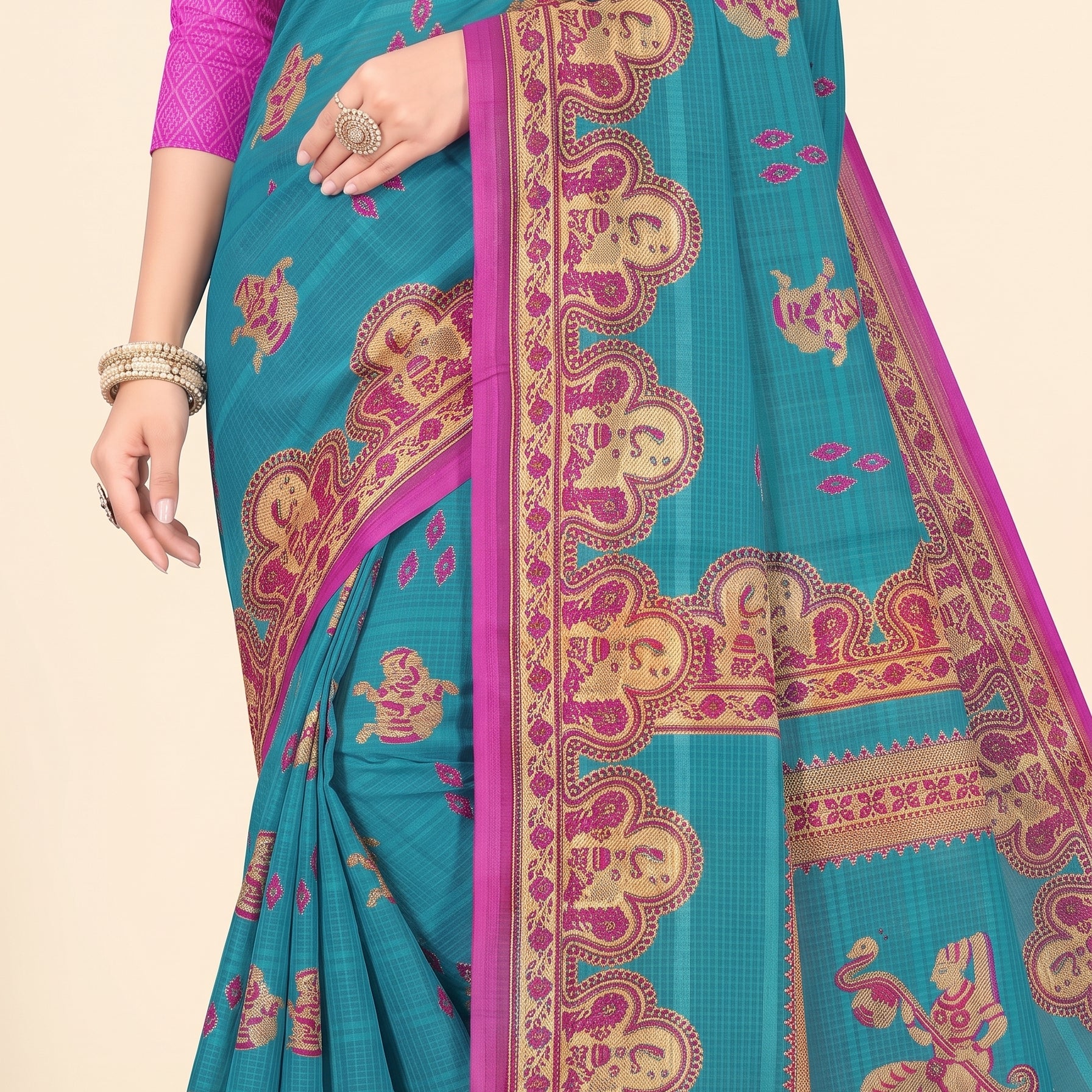 Pallu close-up [sku:KN-51059]