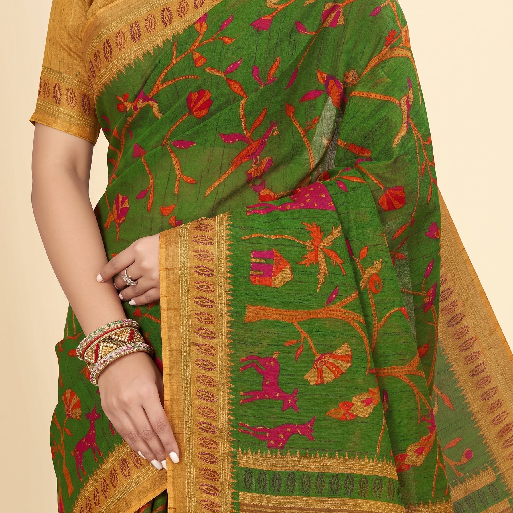 Pallu close-up [sku:KN-46863]