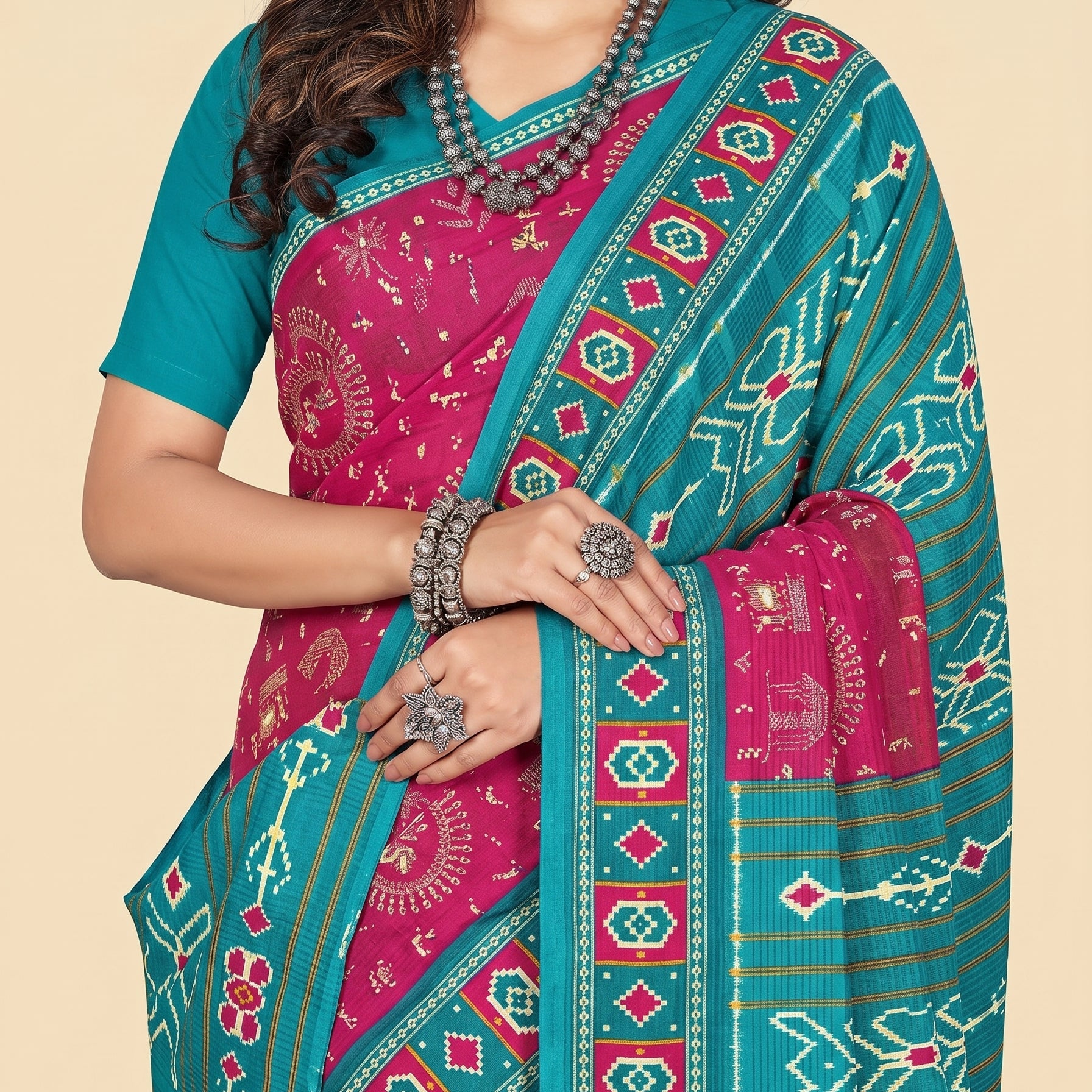 Pallu close-up