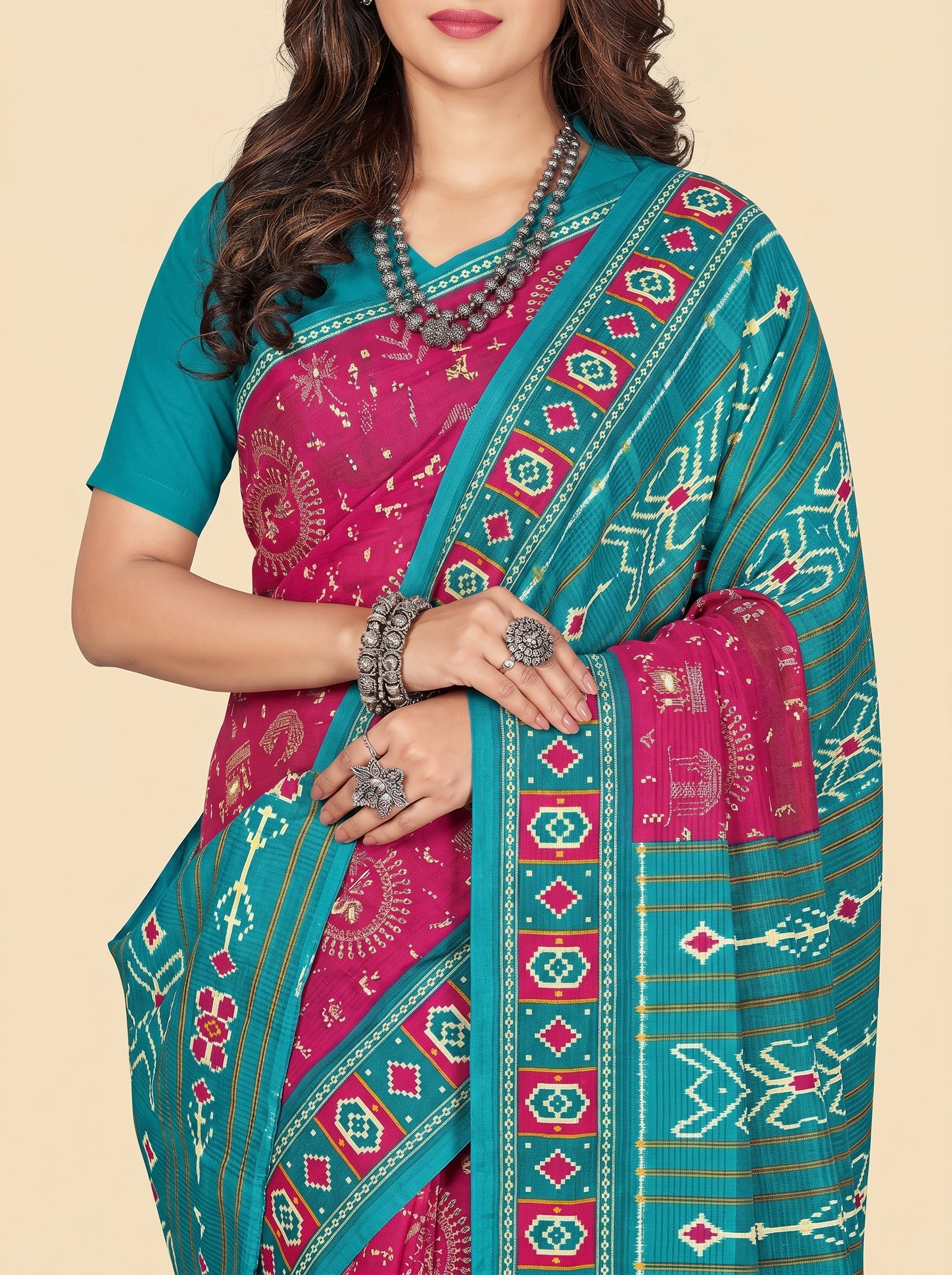 Pallu close-up
