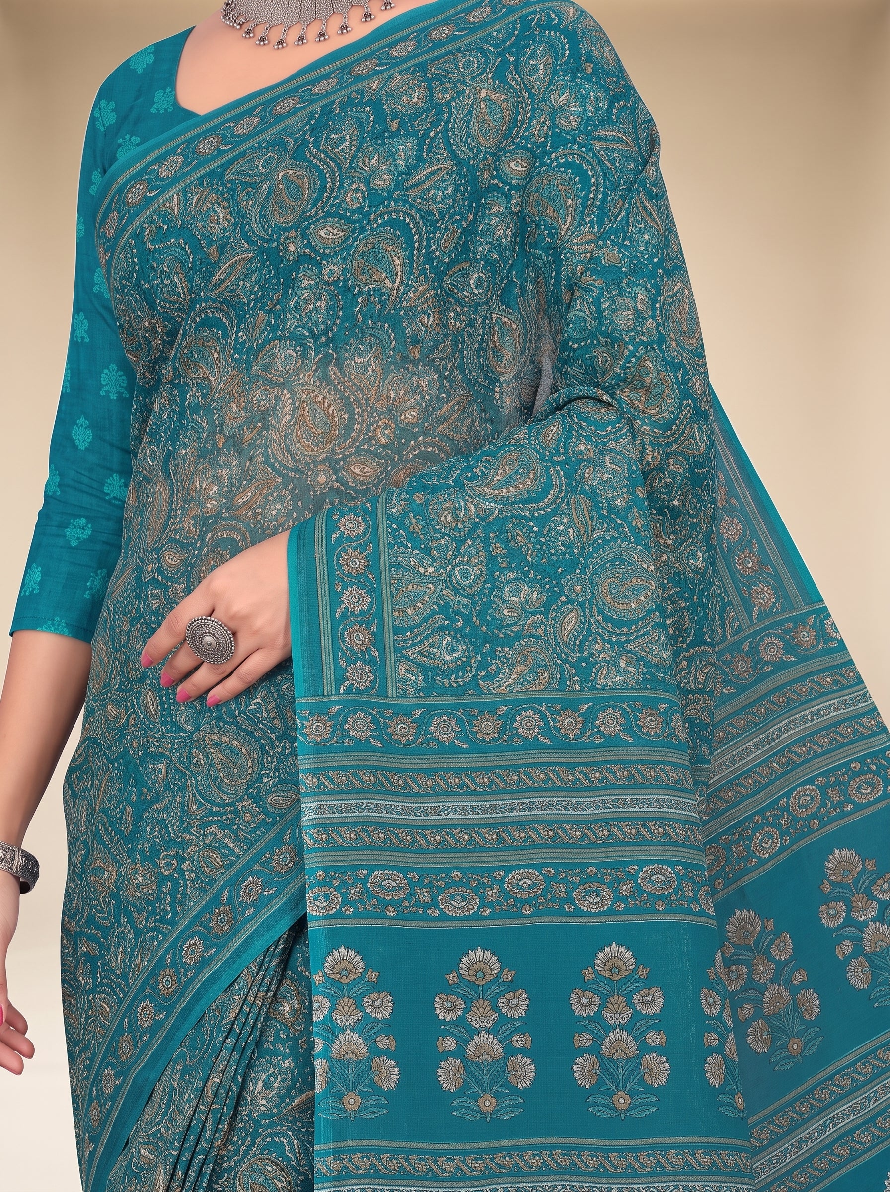 Shared pallu close-up [sku:KN-66978]