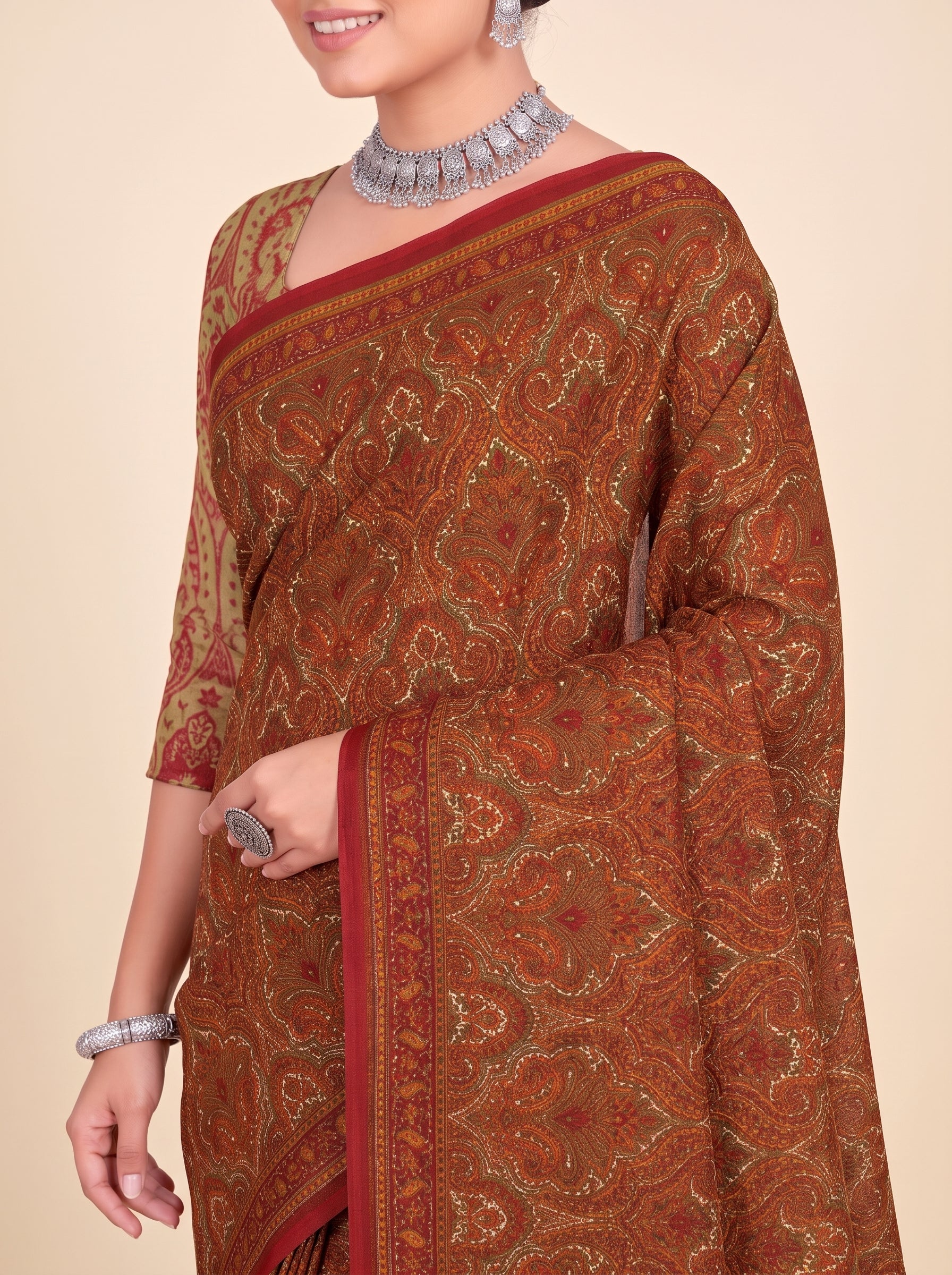Shared pallu close-up [sku:KN-69254]