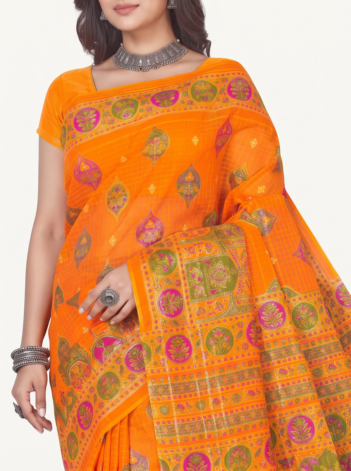 Shared pallu close-up [sku:D.NO.61241]