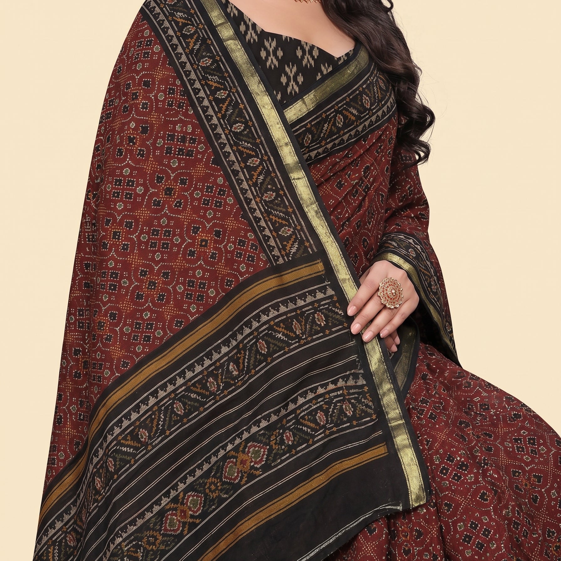 Pallu close-up [sku:JA 13696]