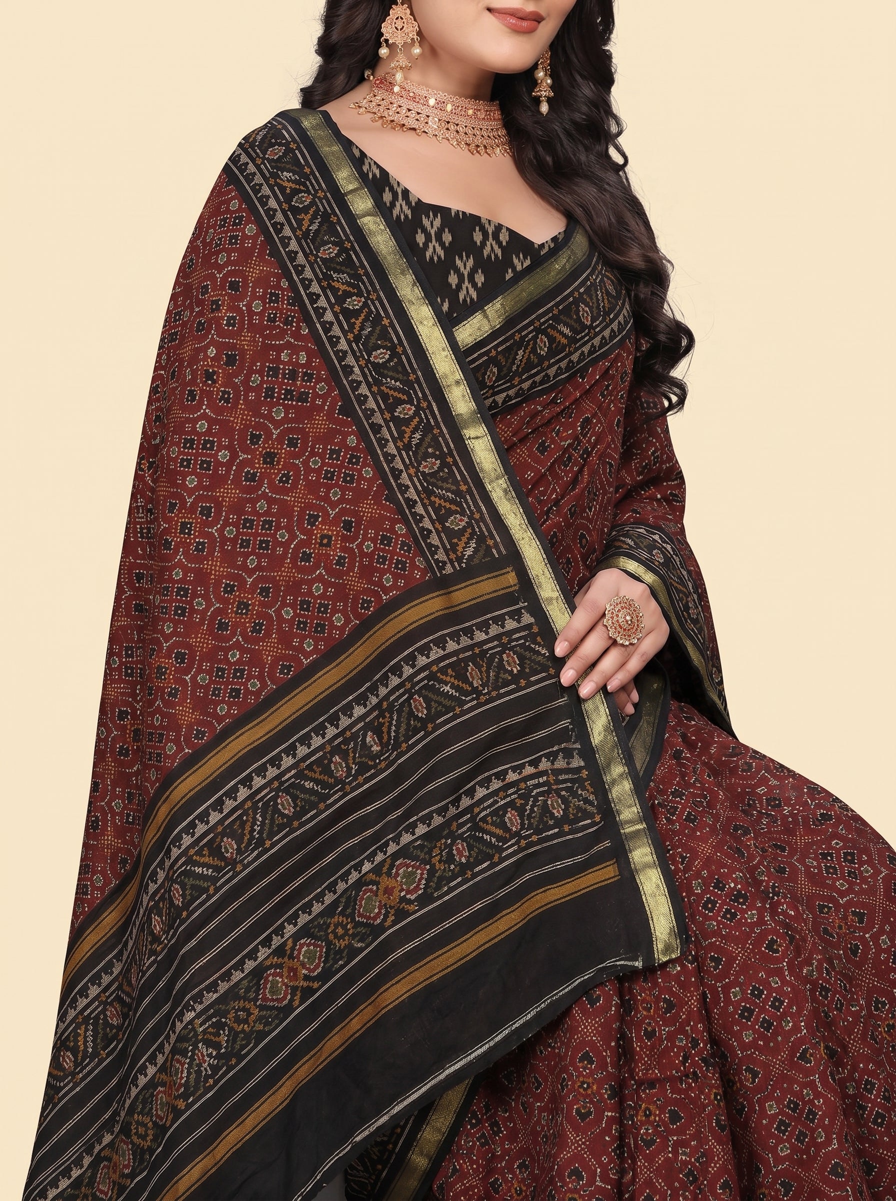 Pallu close-up [sku:JA 13696]