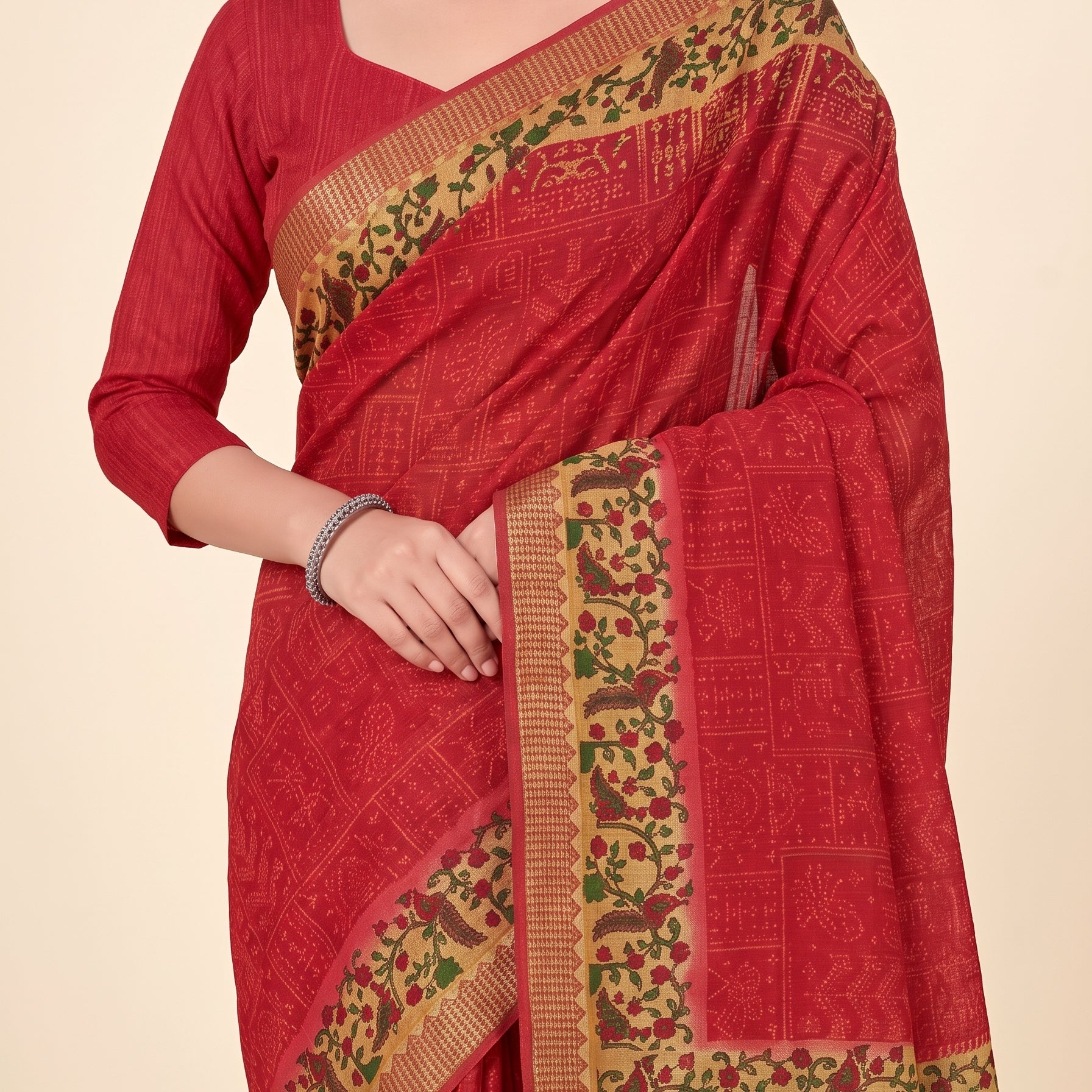 Shared pallu close-up [sku:KN-65305]