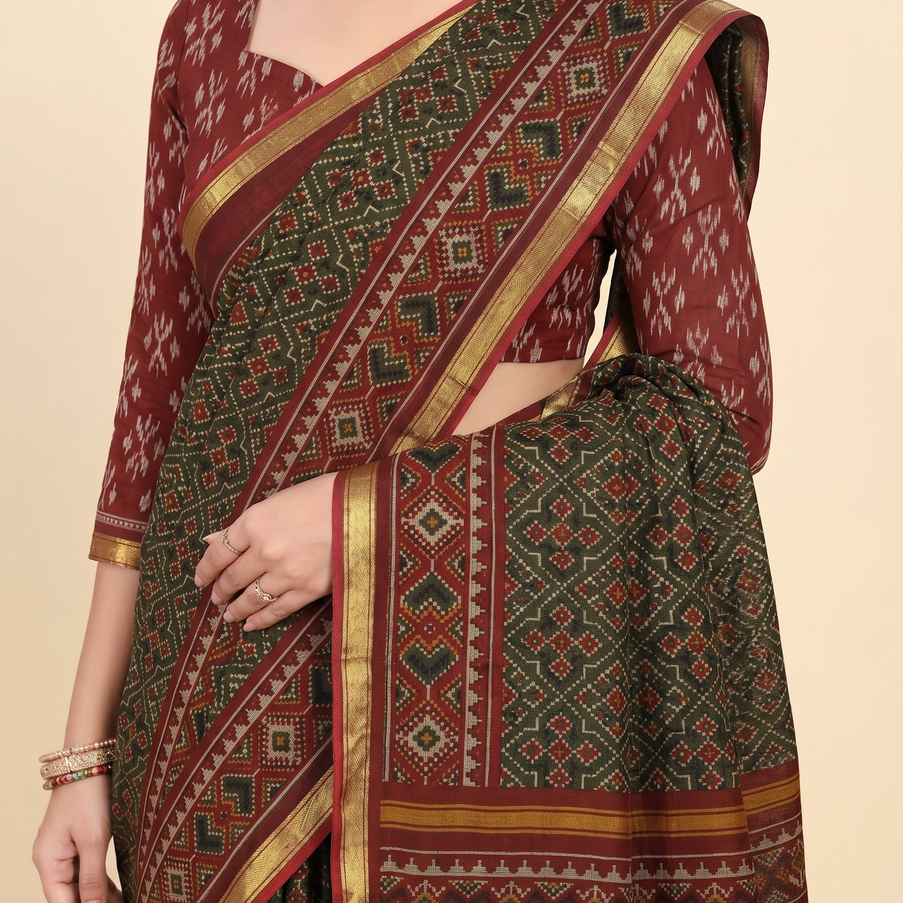 Pallu close-up [sku:JA 13695]