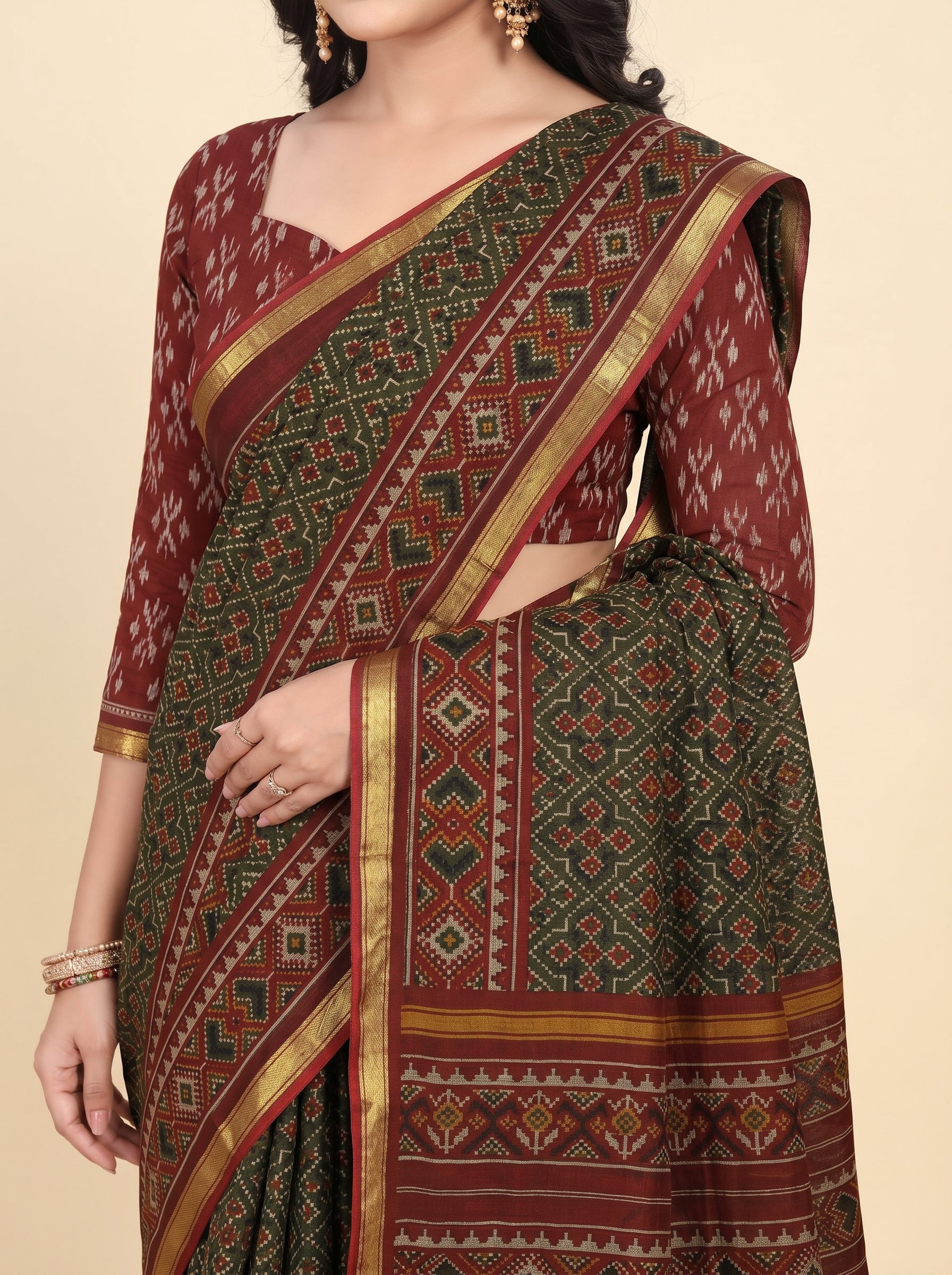 Pallu close-up [sku:JA 13695]