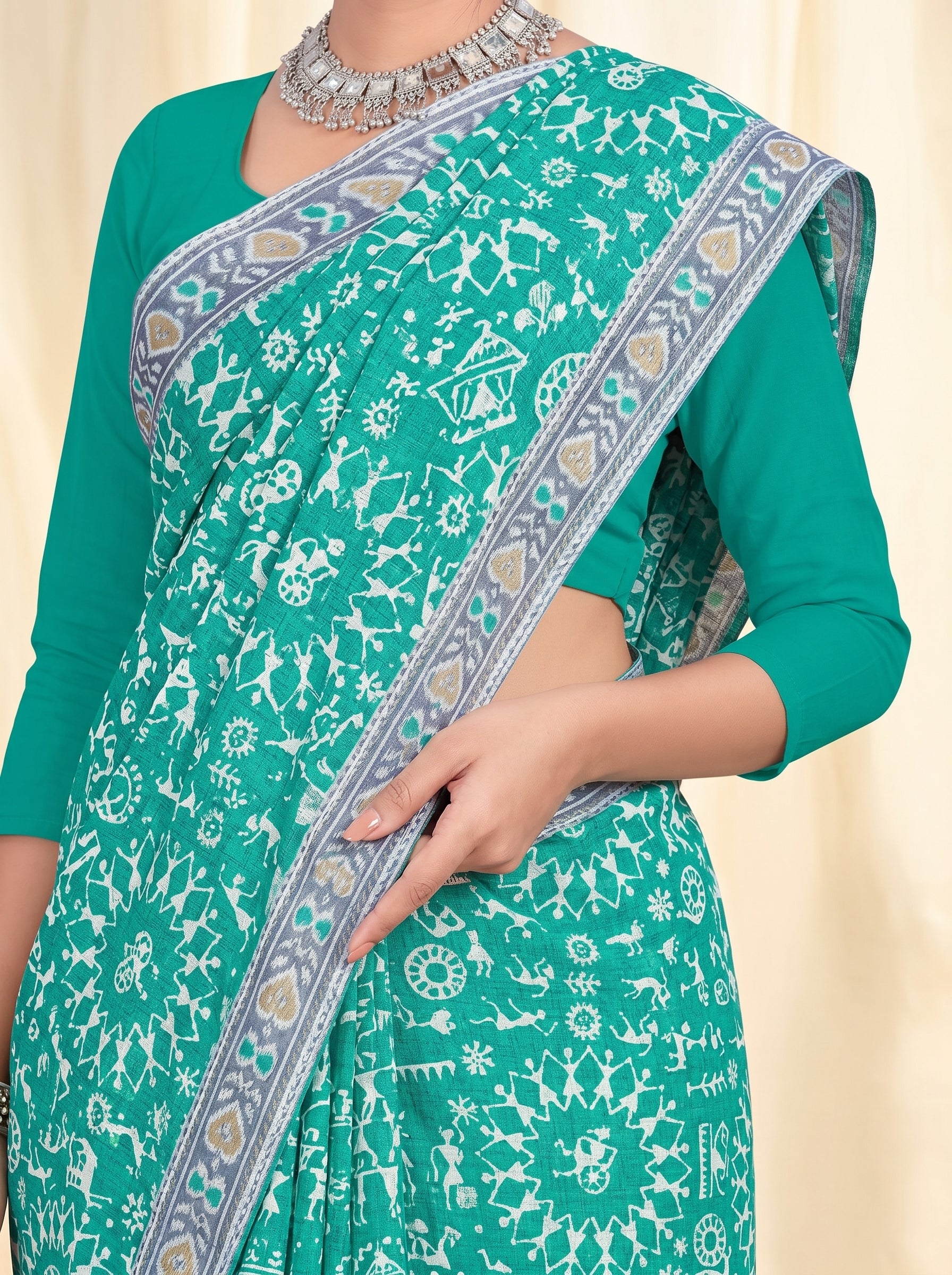 Pallu close-up