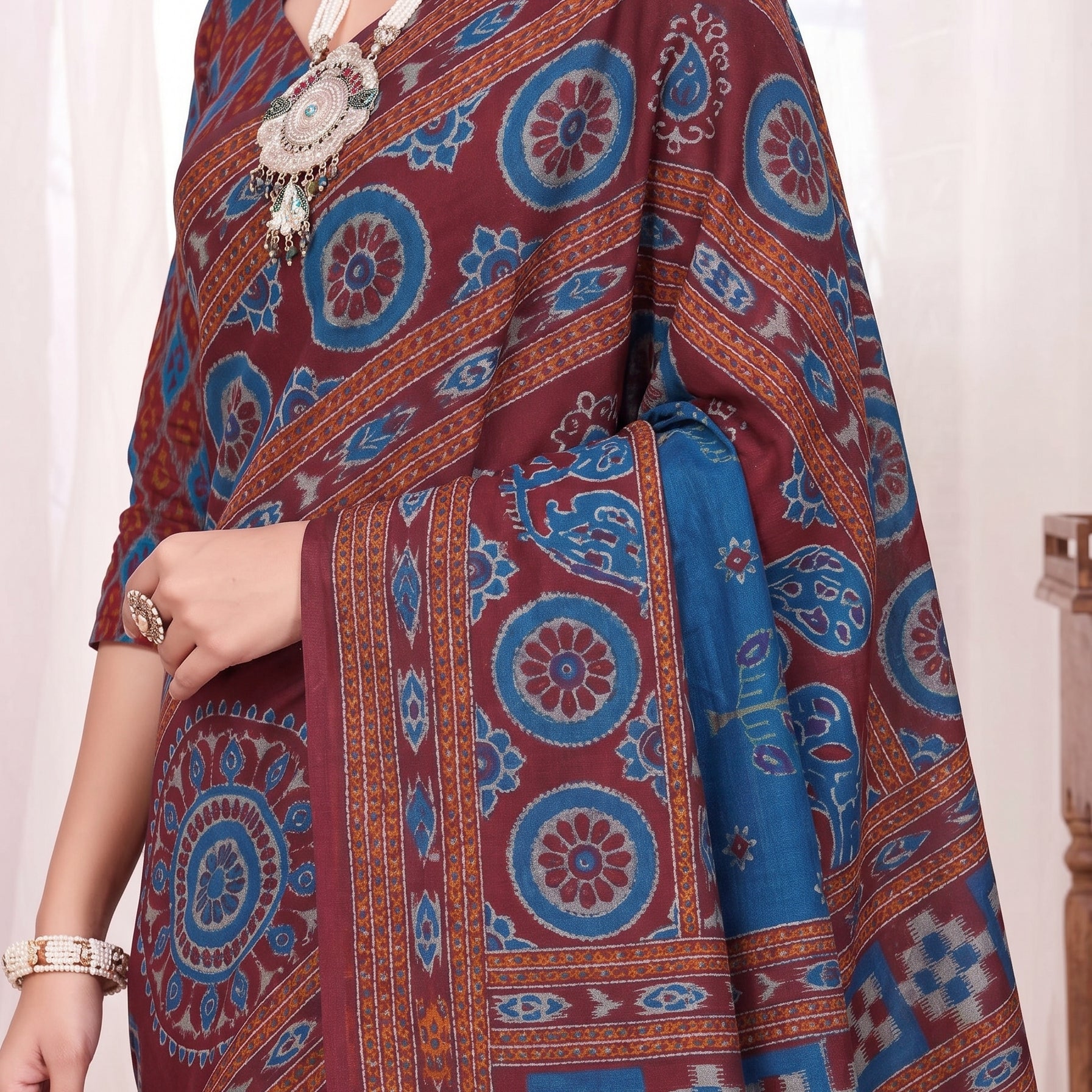 Pallu close-up