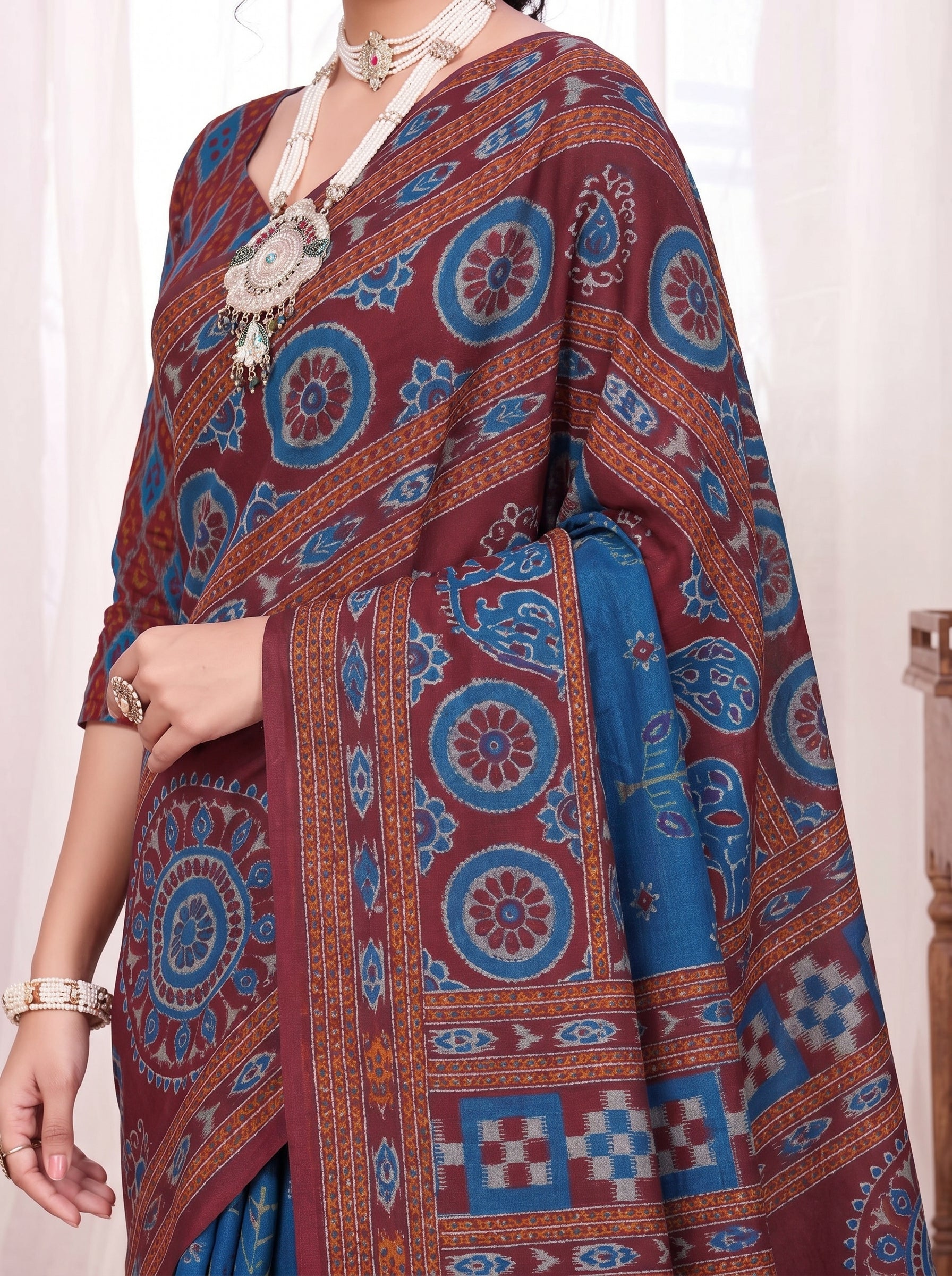 Pallu close-up