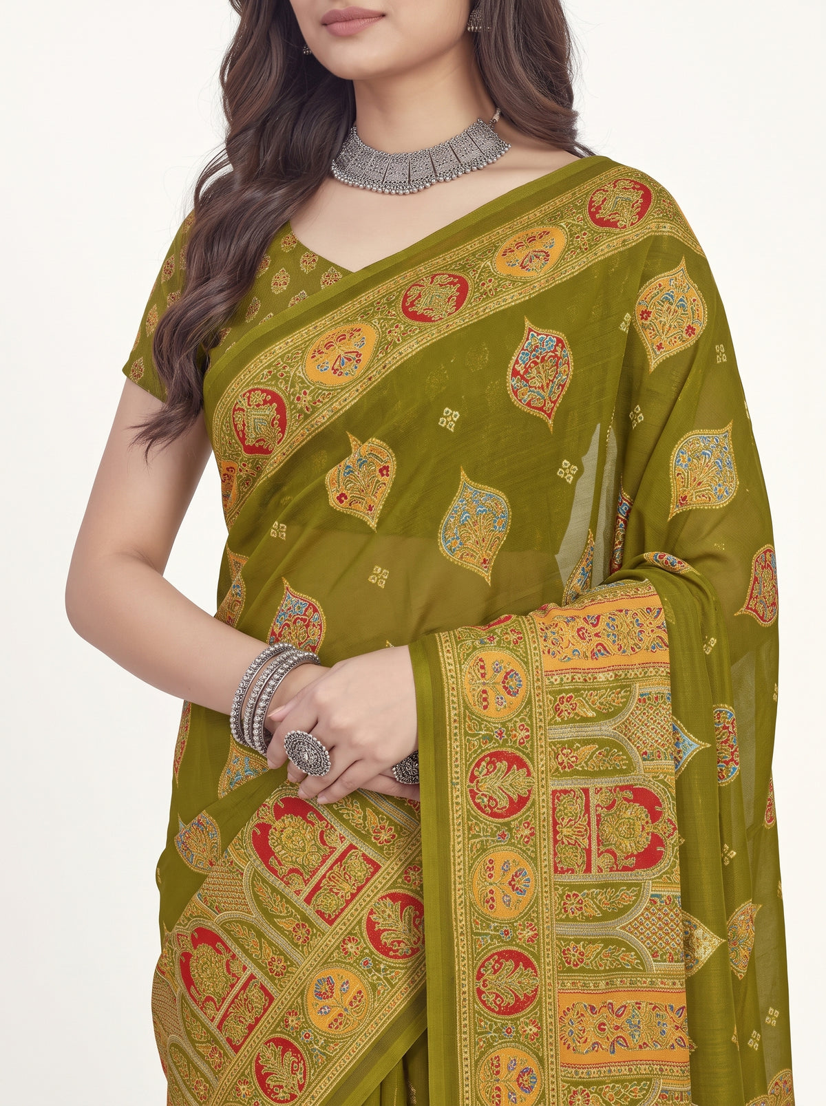 Shared pallu close-up [sku:D.NO.61243]