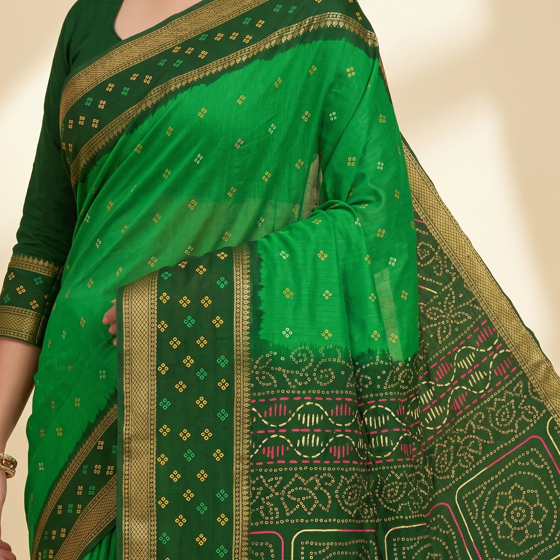 Pallu close-up