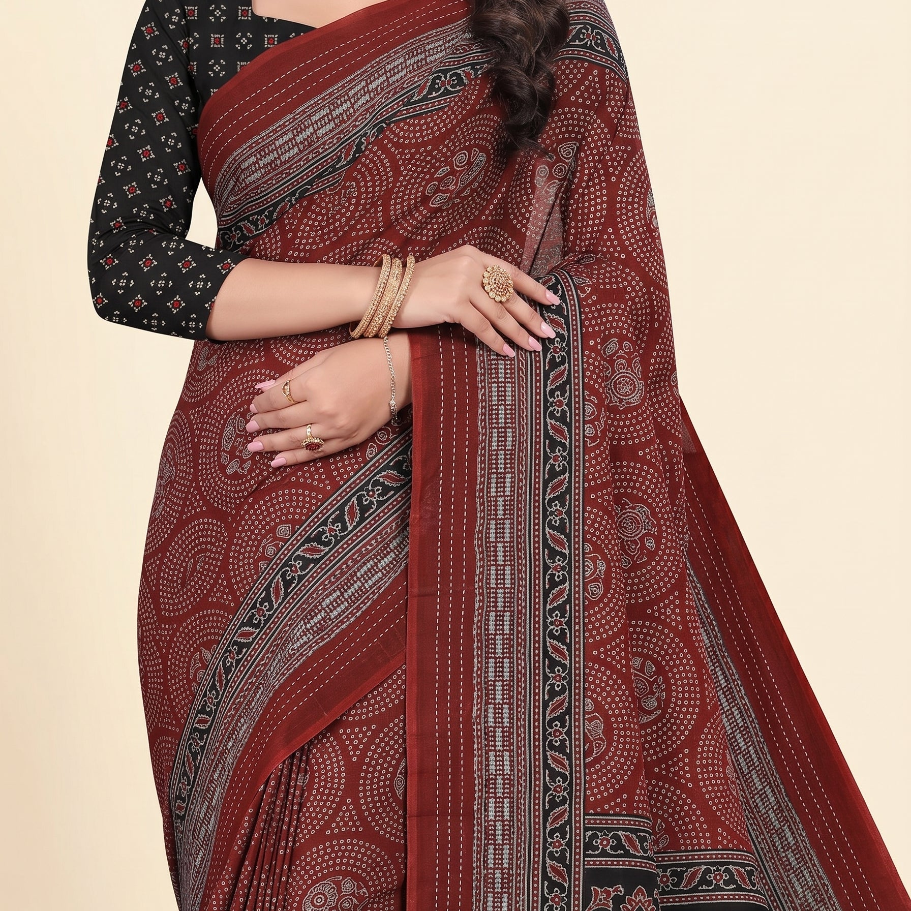 Pallu close-up