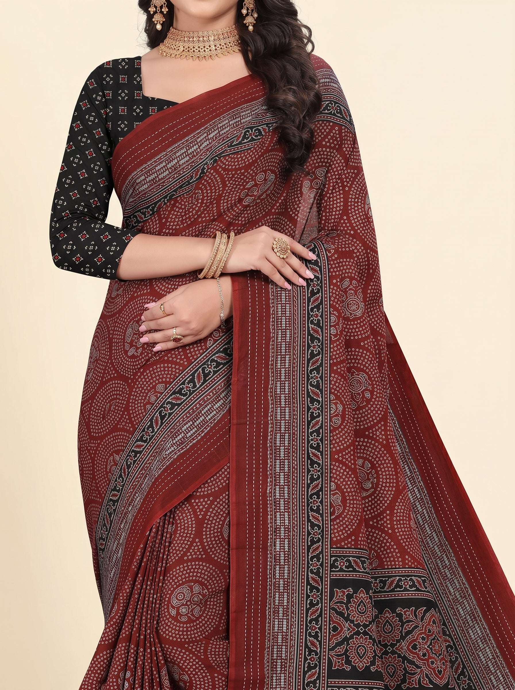 Pallu close-up