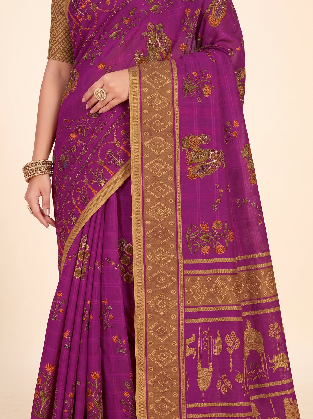 Pallu close-up [sku:KN-70083]