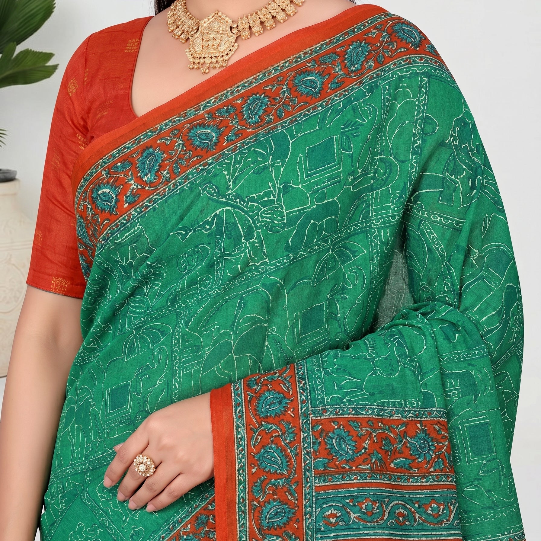 Pallu close-up [sku:KN-66518]