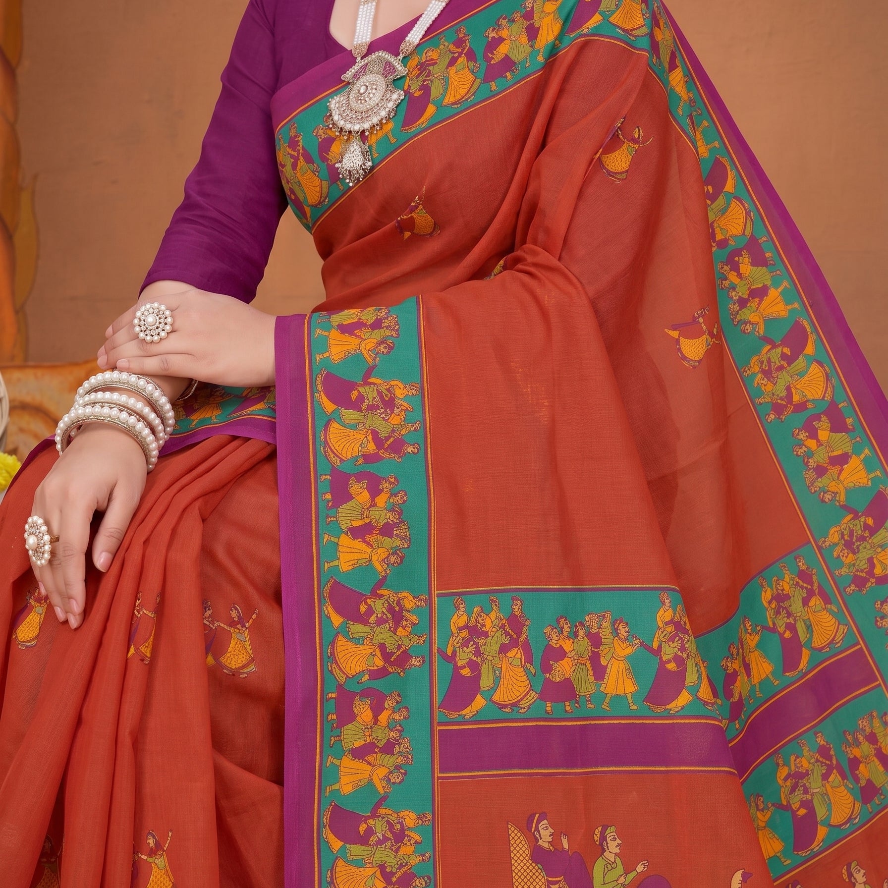 Pallu close-up