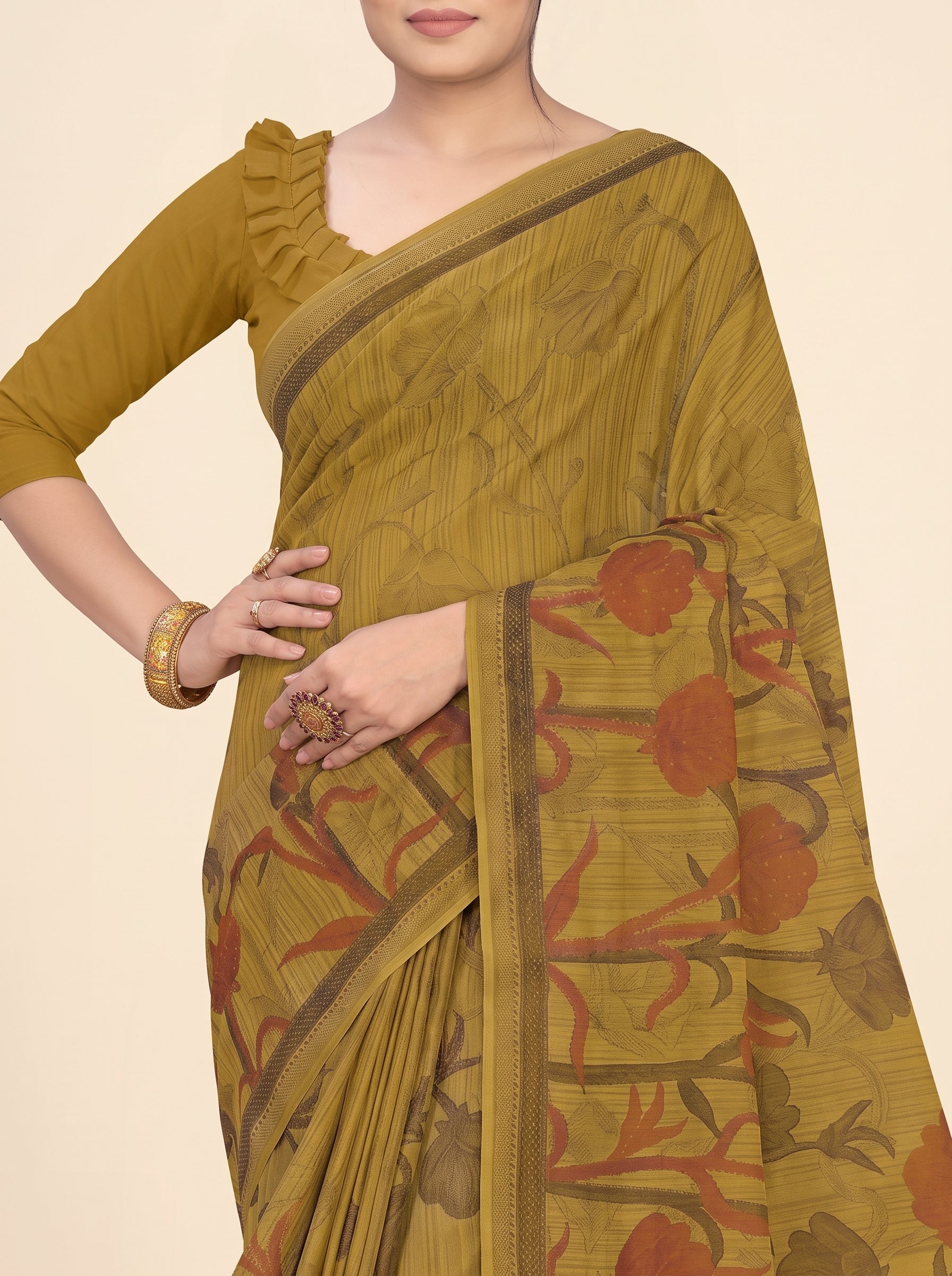Shared pallu close-up [sku:BV-24408]