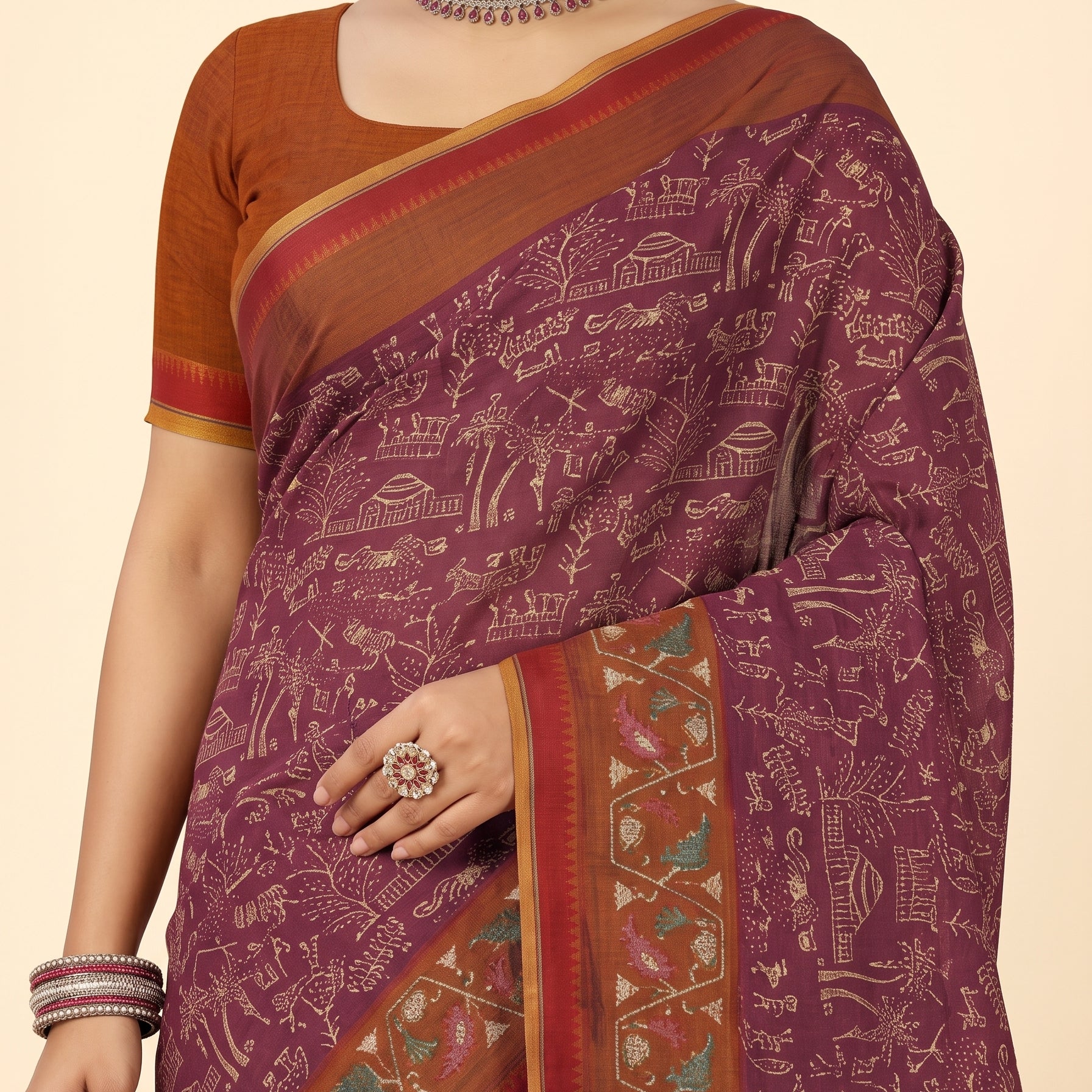 Pallu close-up [sku:D.NO.60766]