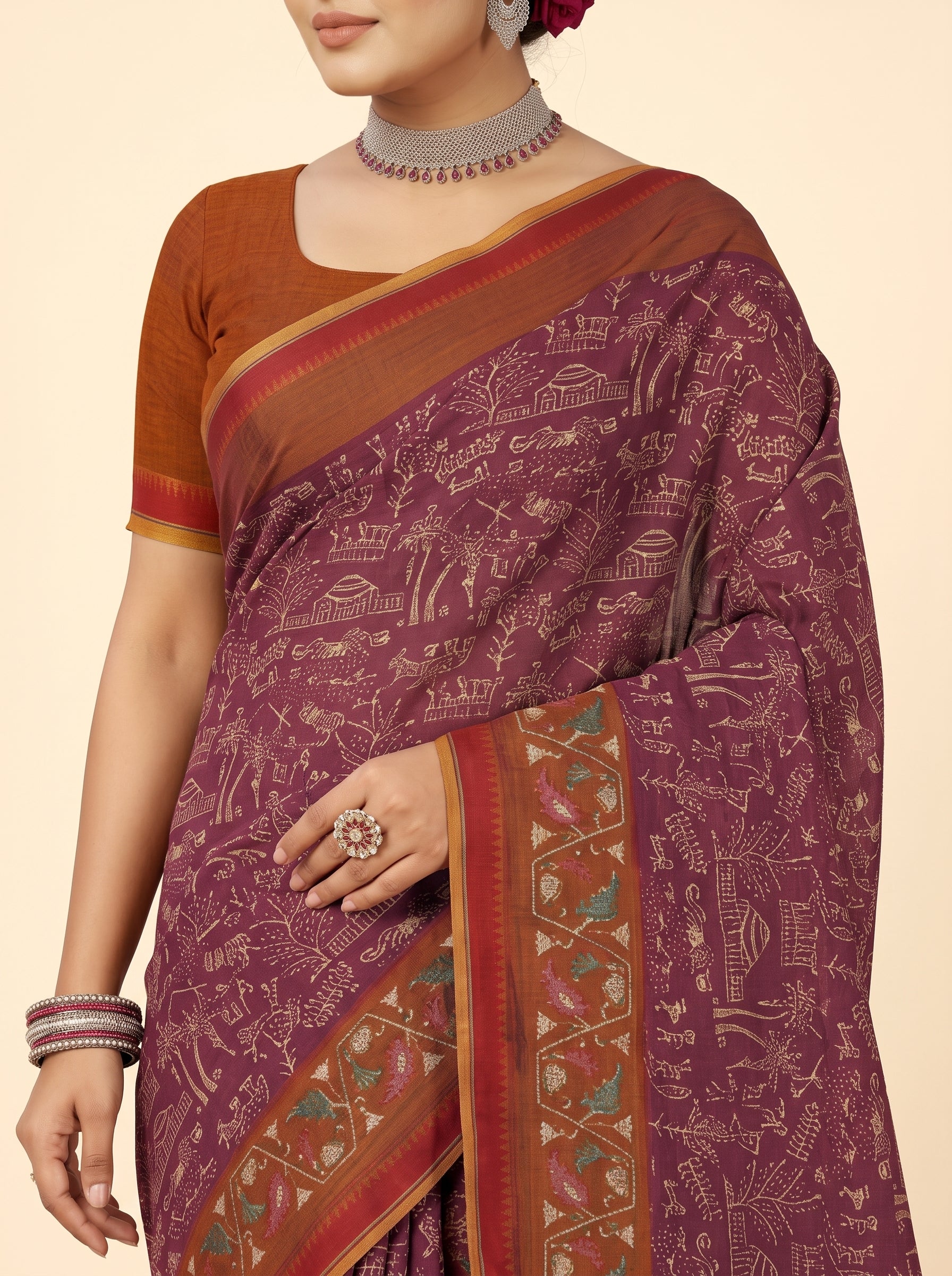 Pallu close-up [sku:D.NO.60766]