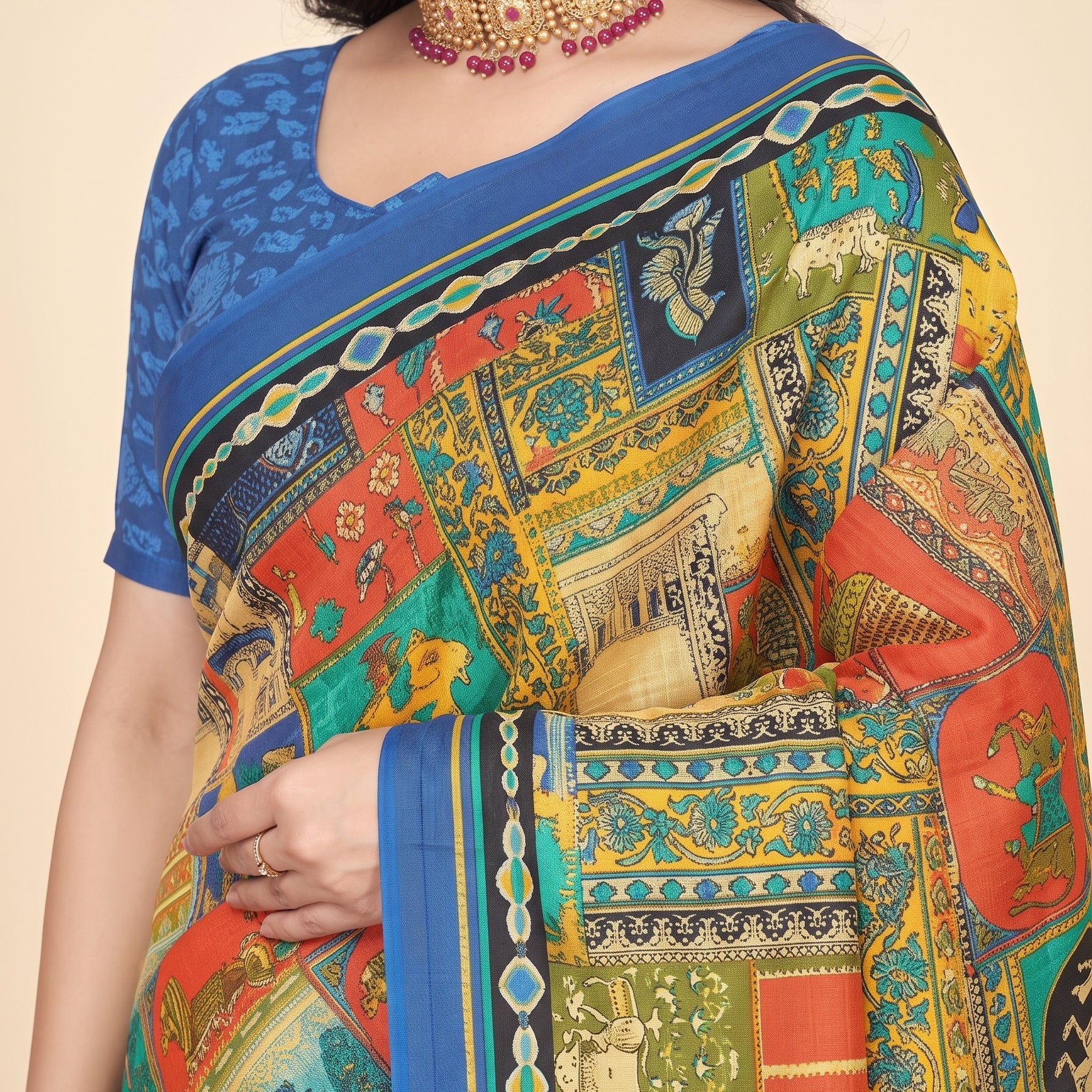 Shared pallu close-up [sku:D.NO.59520]