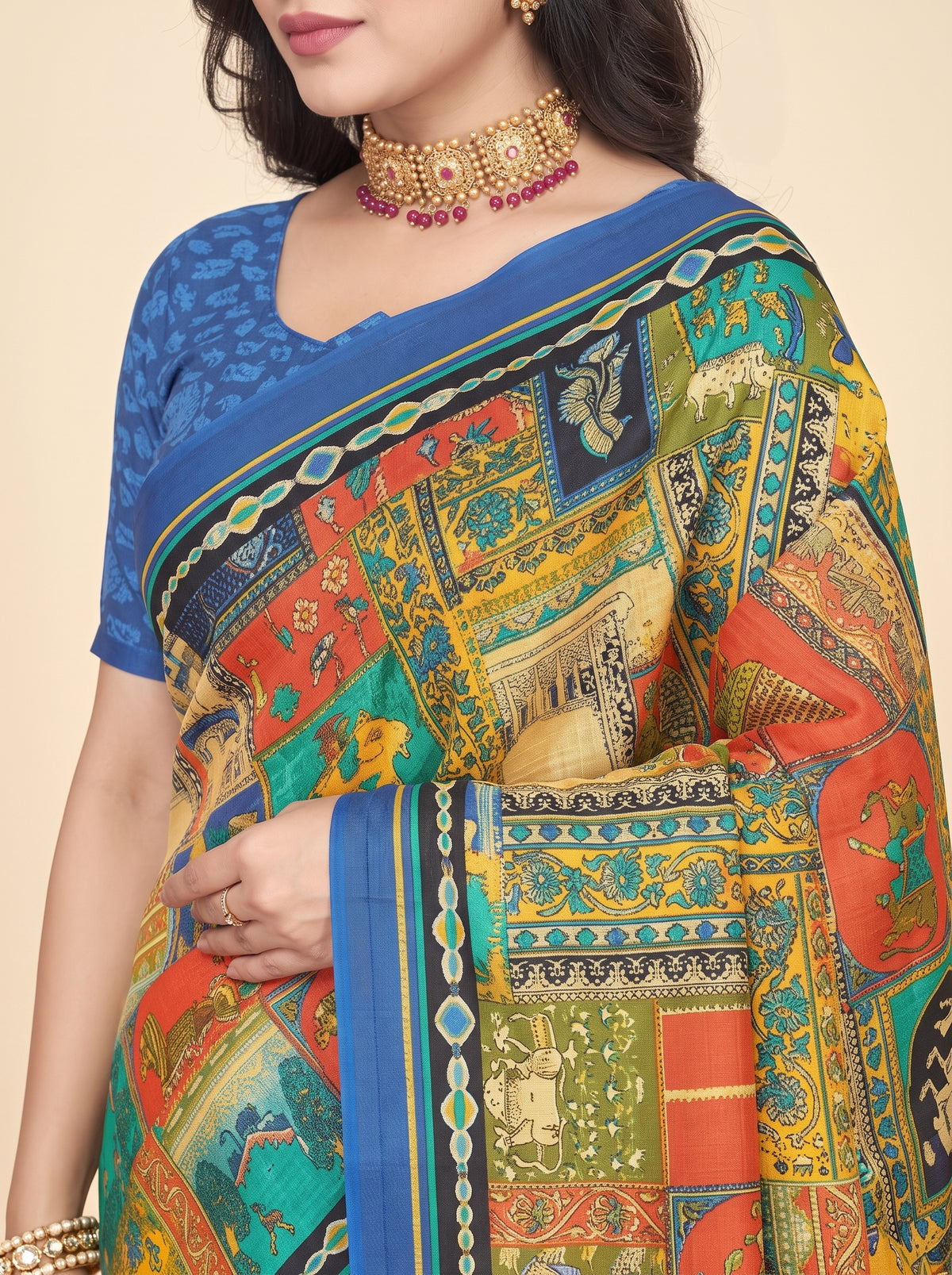 Shared pallu close-up [sku:D.NO.59520]