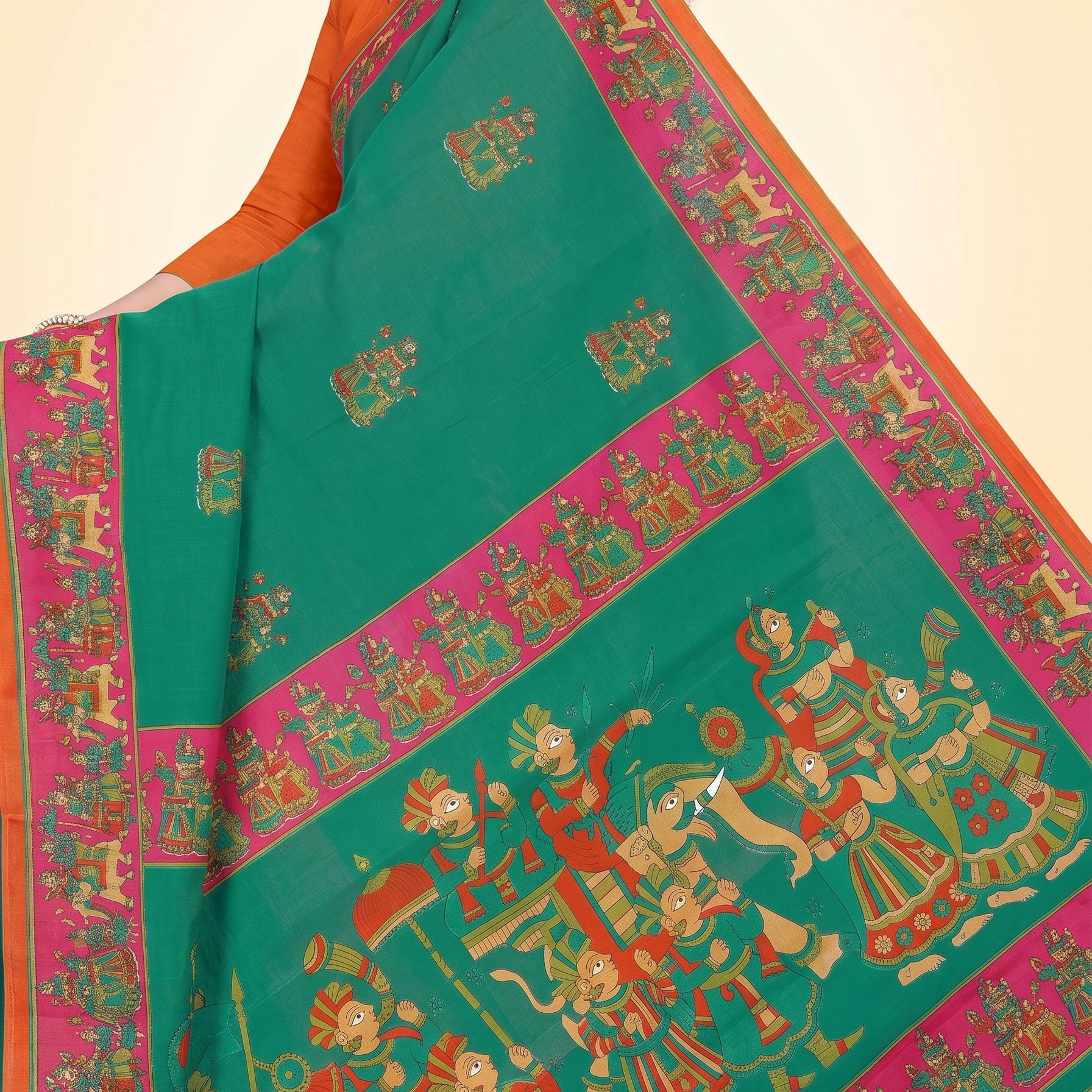 Pallu close-up