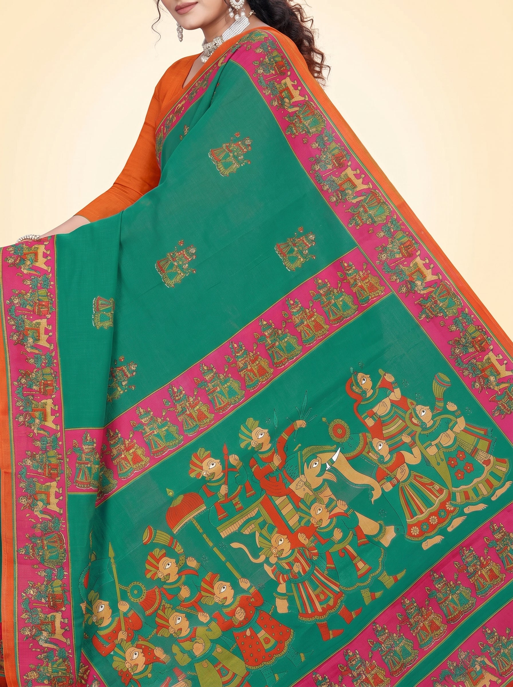 Pallu close-up