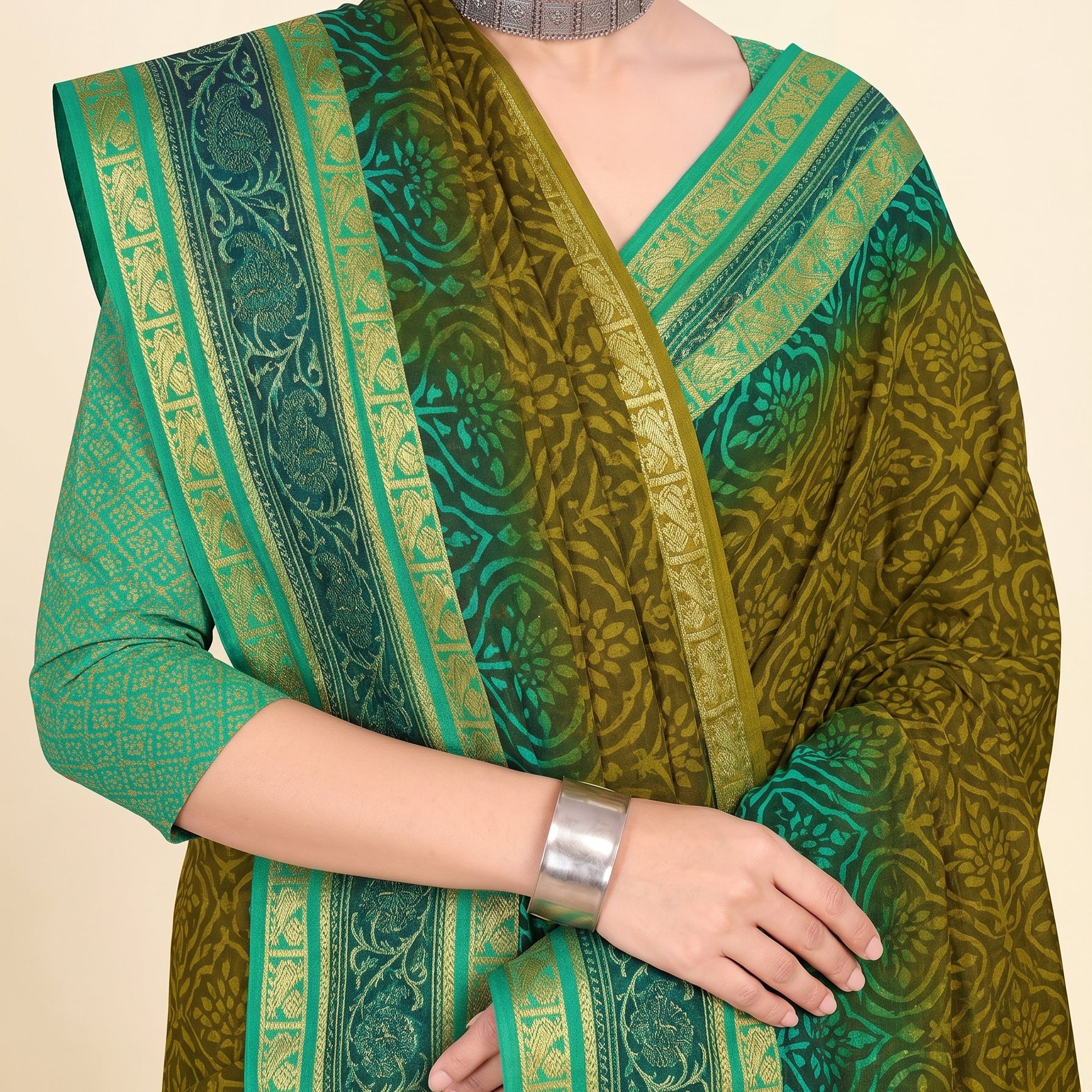 Pallu close-up
