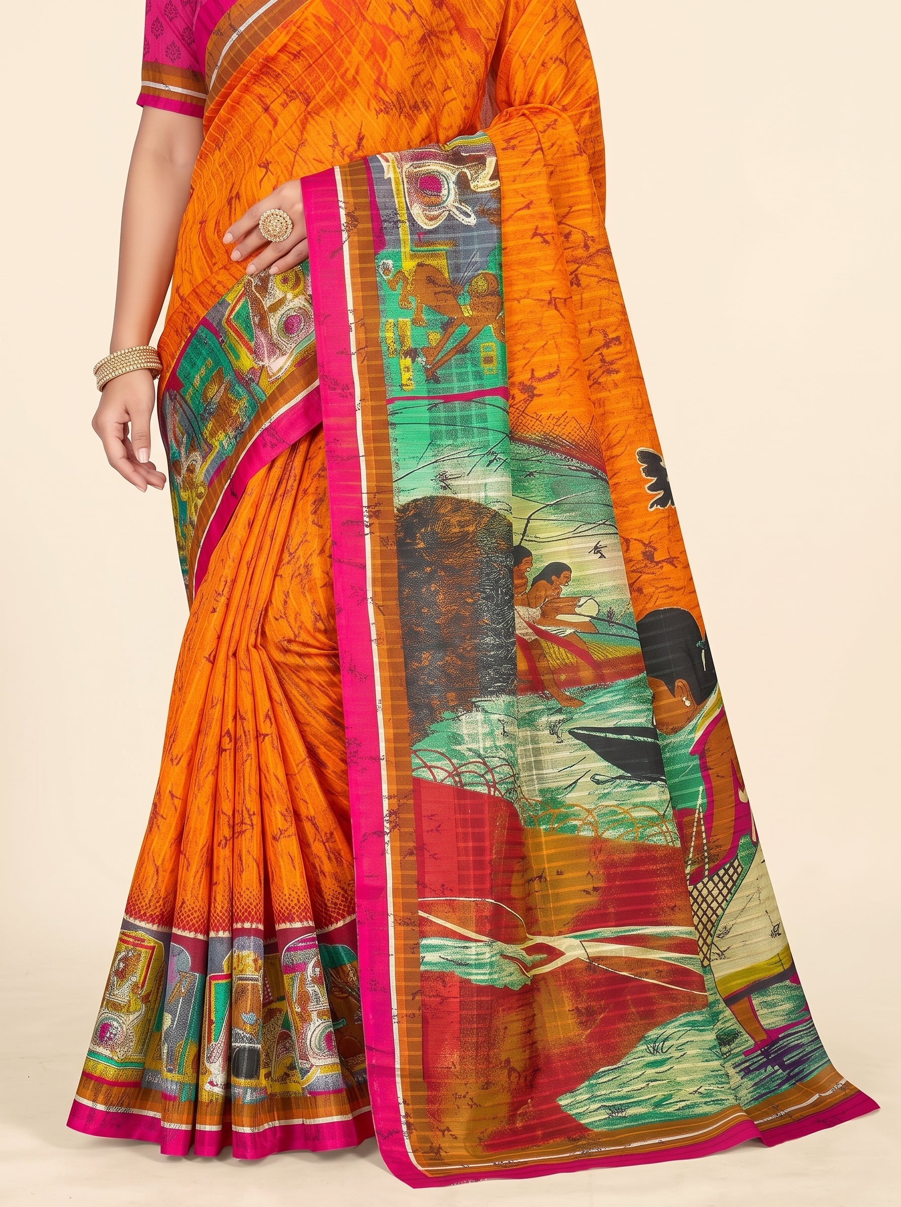 Shared pallu close-up [sku:D.NO.56638]