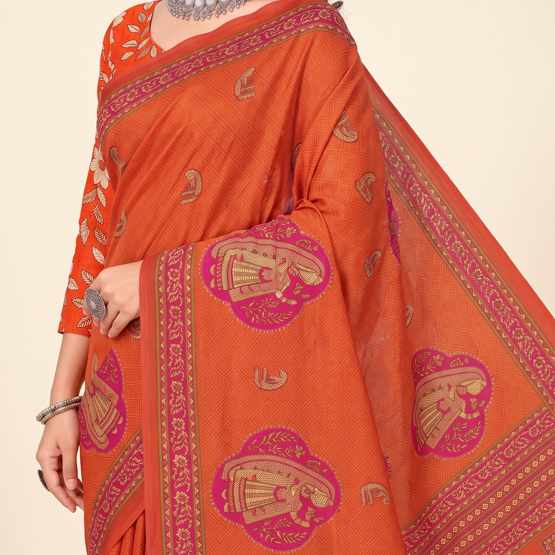 Pallu close-up [sku:KN-62891]