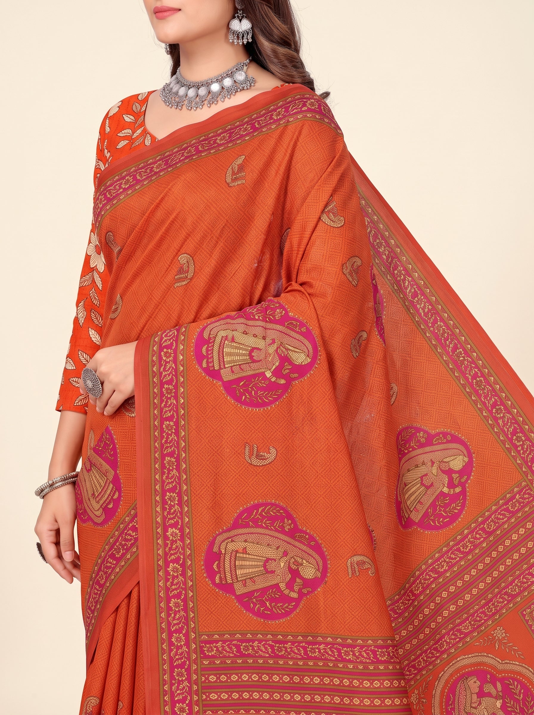 Pallu close-up [sku:KN-62891]
