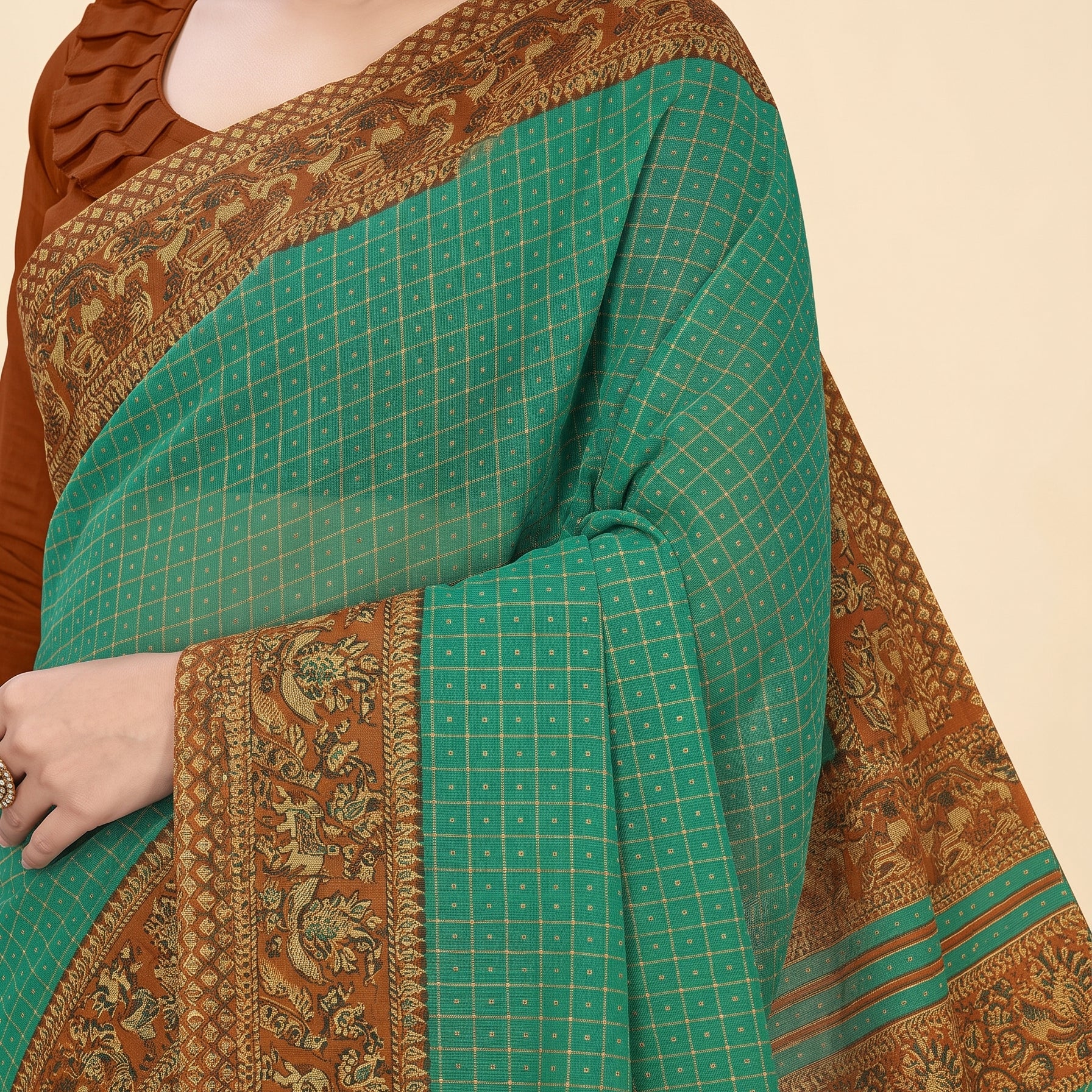 Shared pallu close-up [sku:BV-24794]