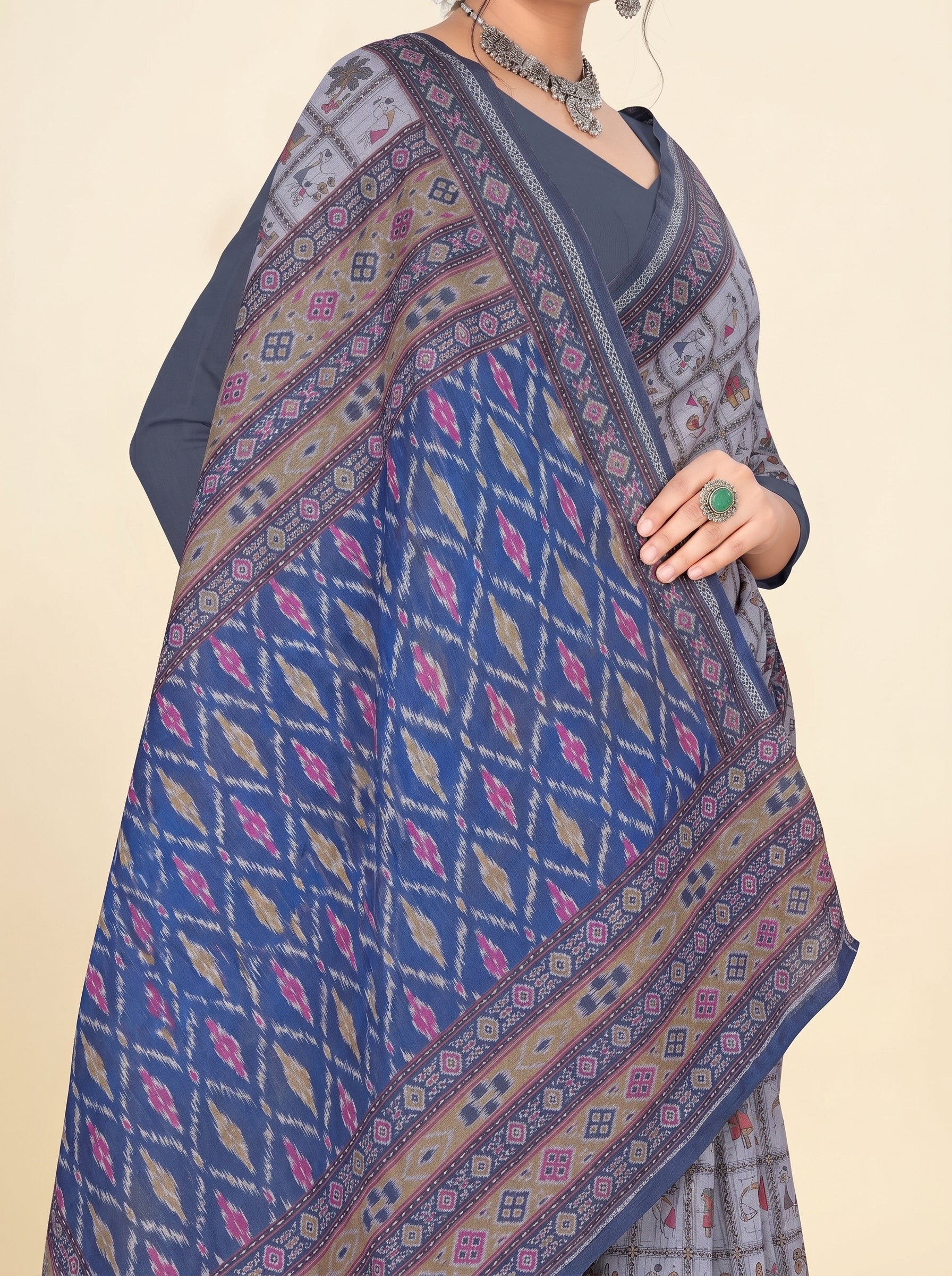 Pallu close-up