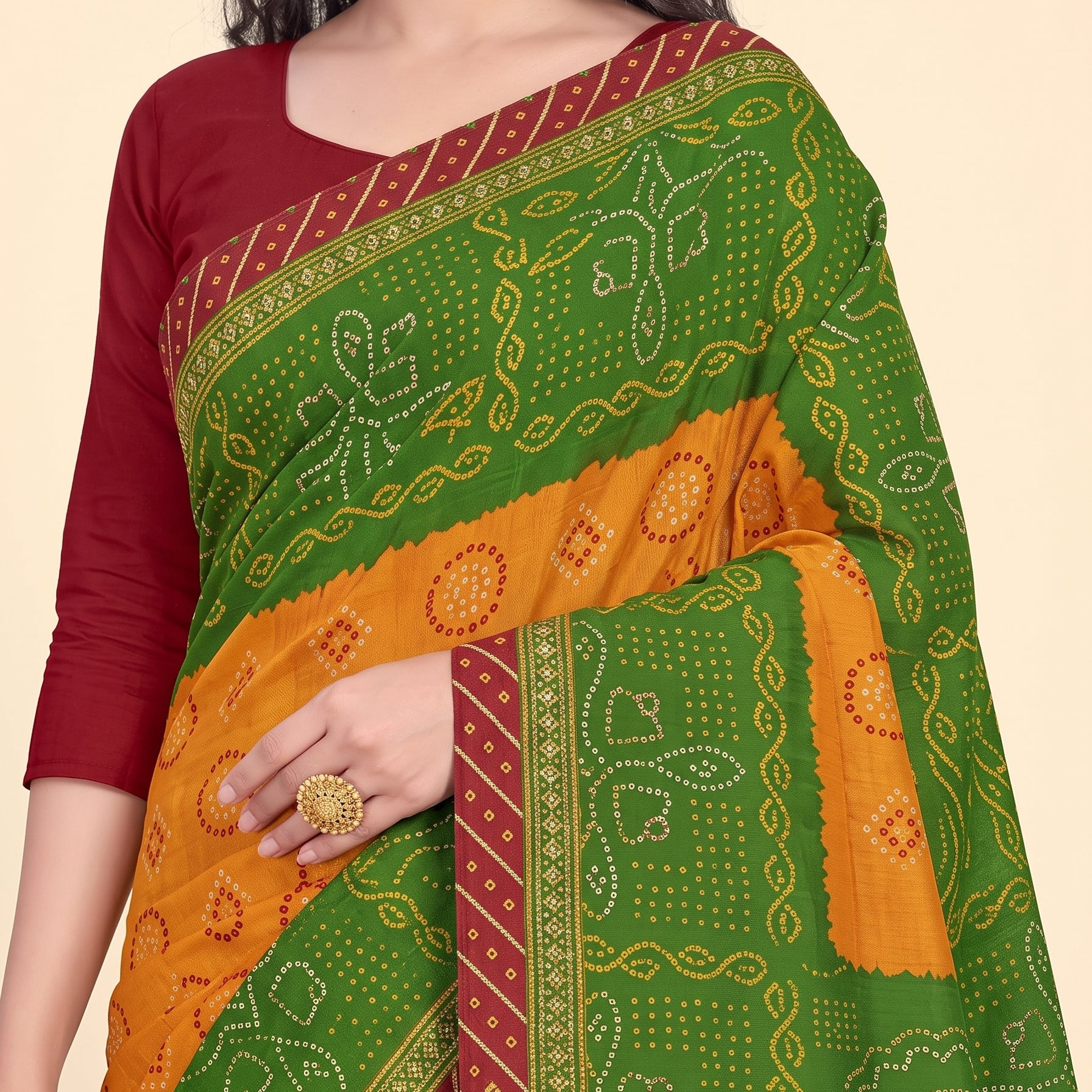 Pallu close-up [sku:KN-15663]