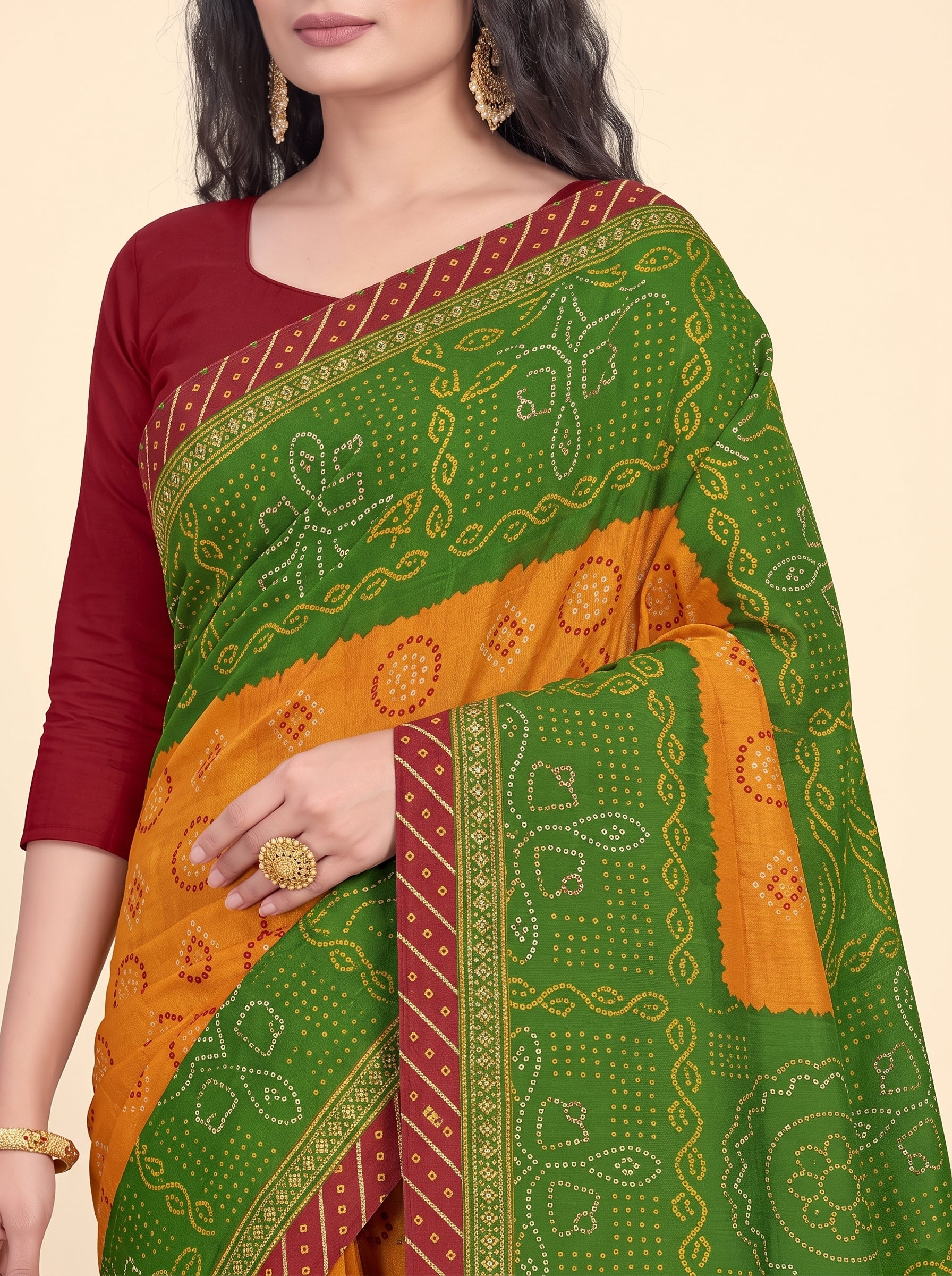 Pallu close-up [sku:KN-15663]