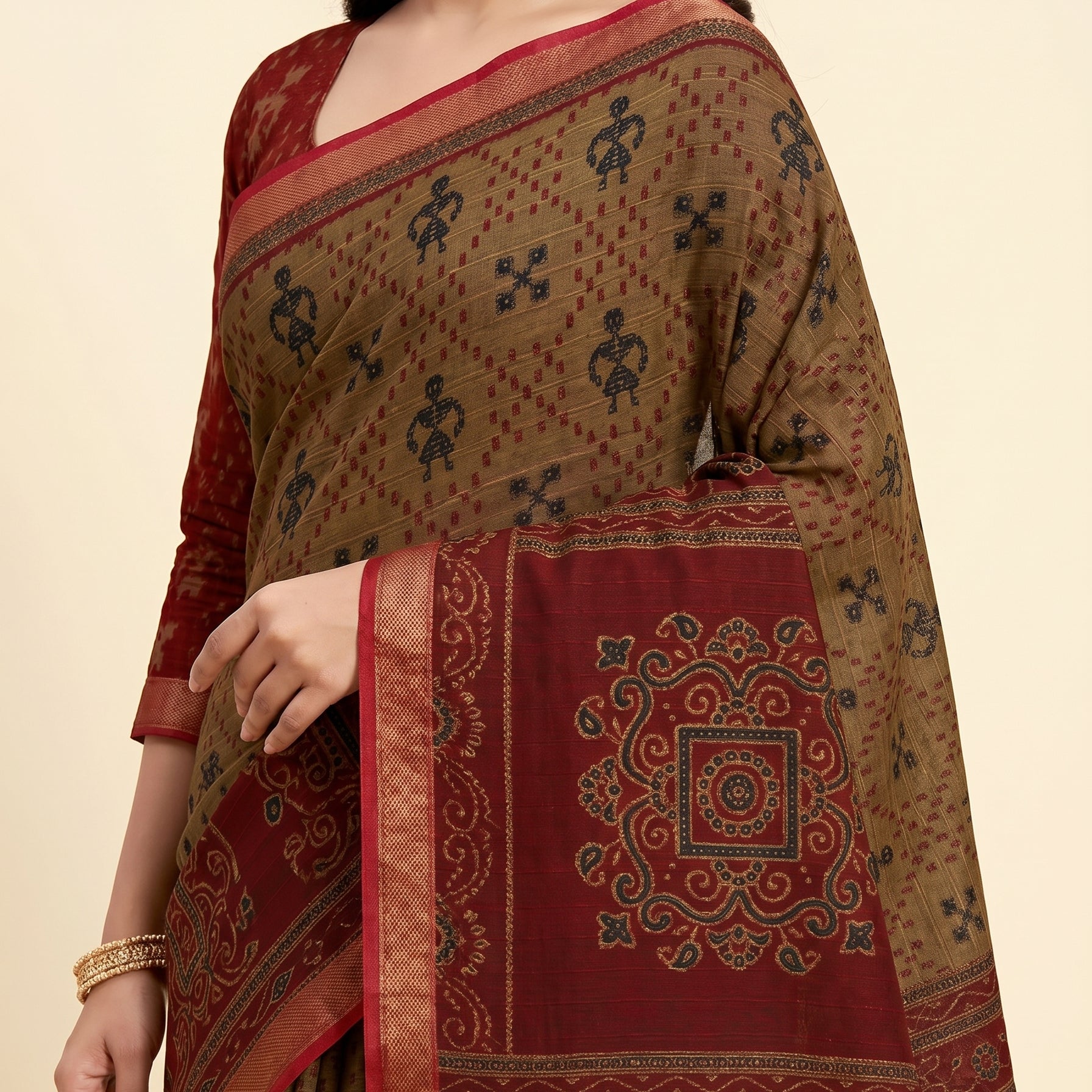 Pallu close-up