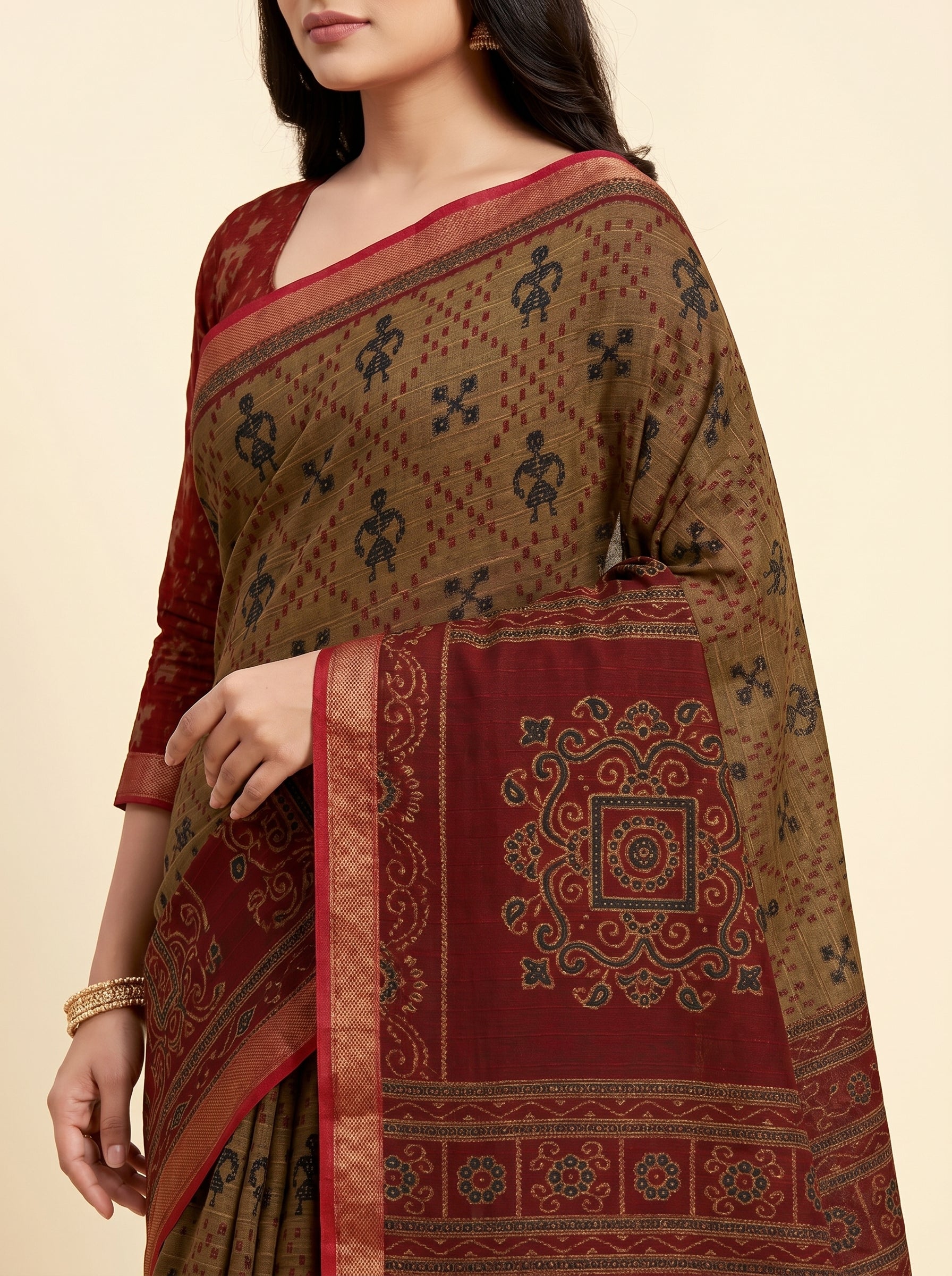 Pallu close-up