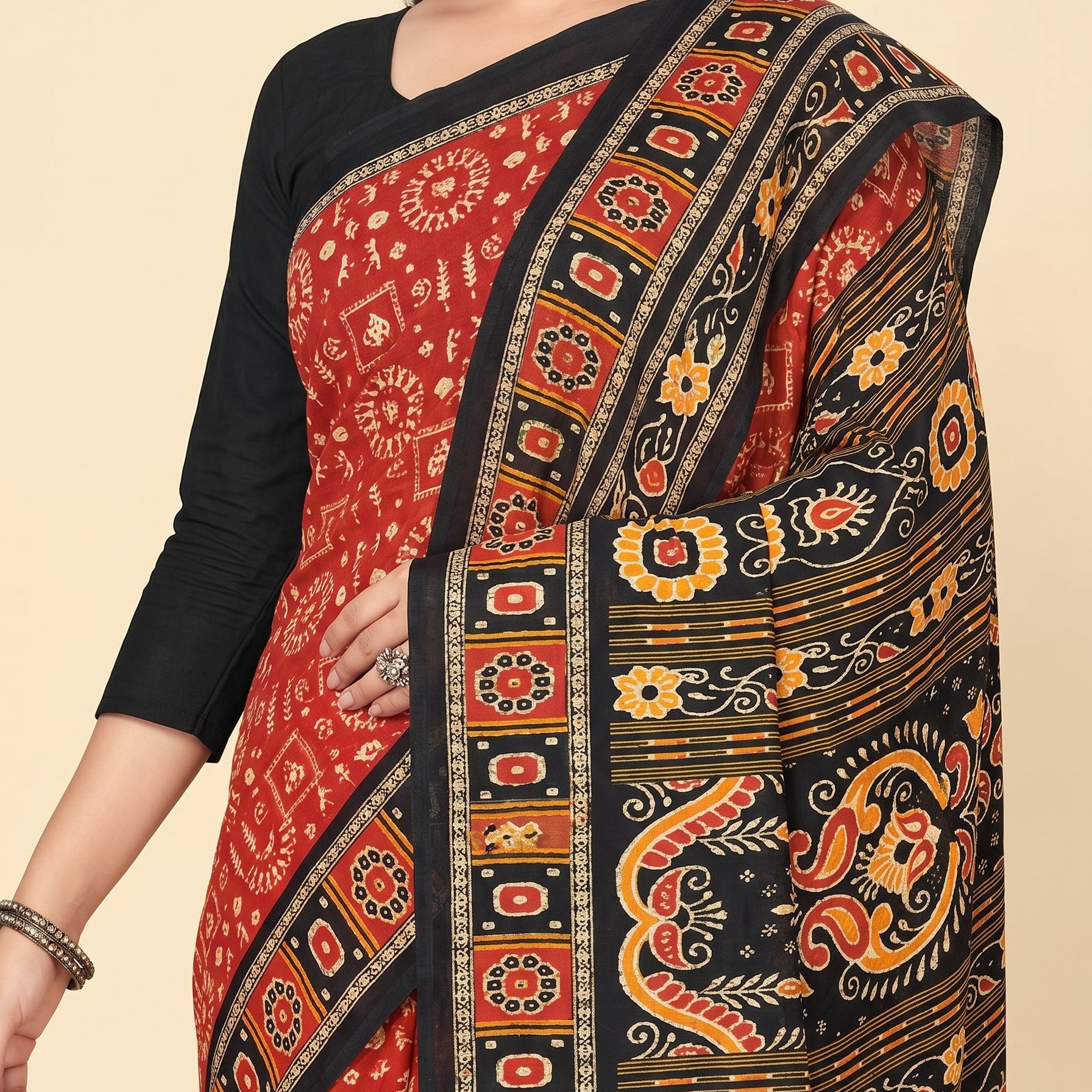 Pallu close-up