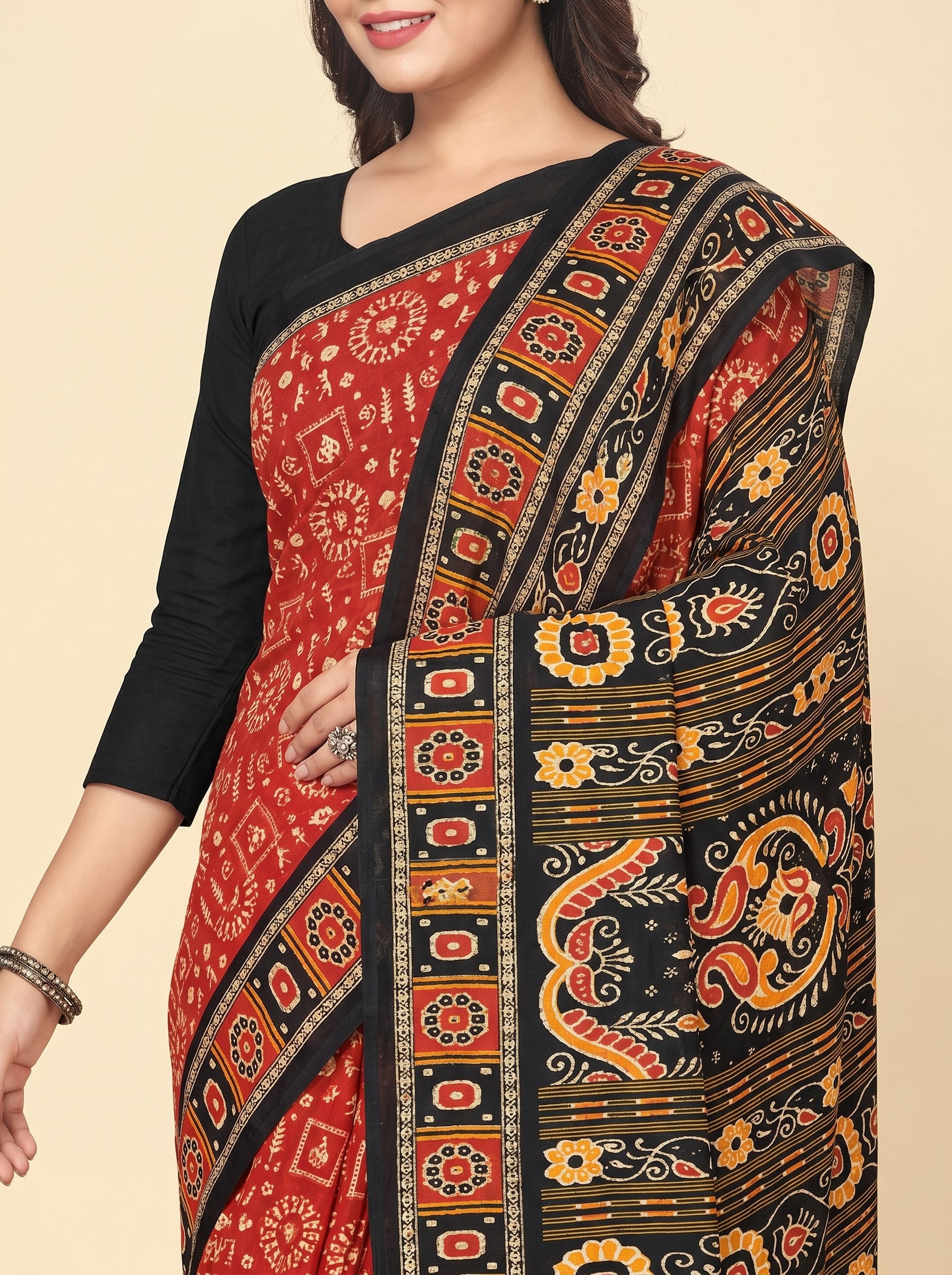 Pallu close-up
