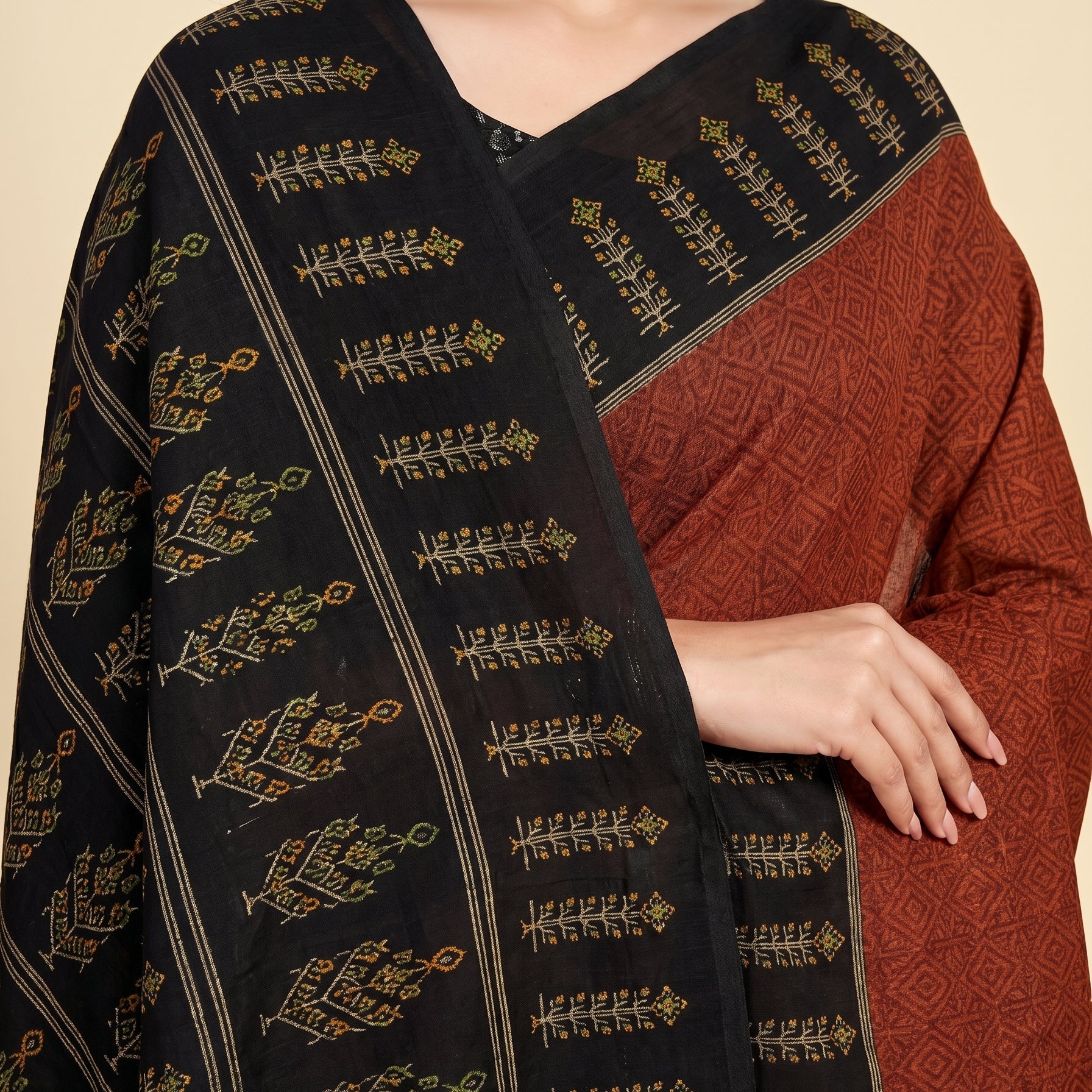 Pallu close-up