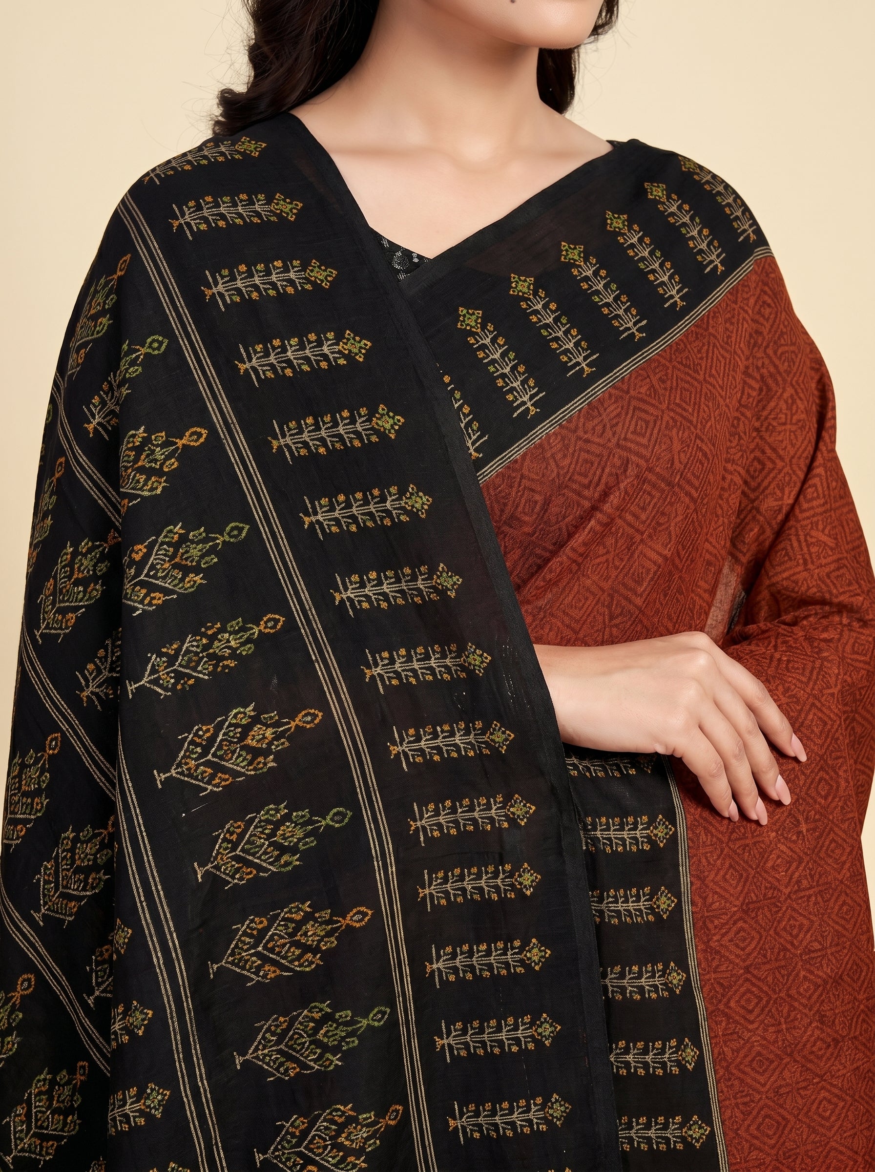 Pallu close-up
