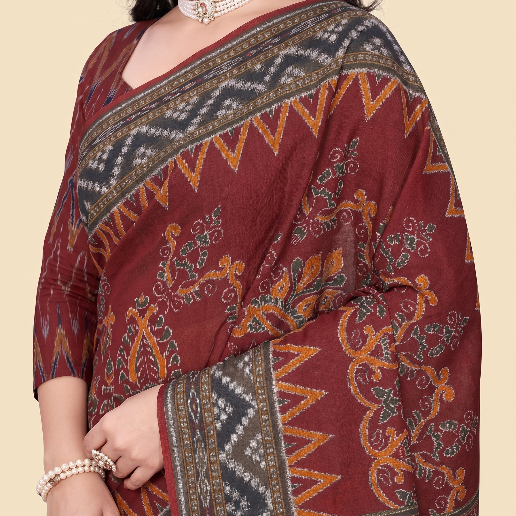 Pallu close-up