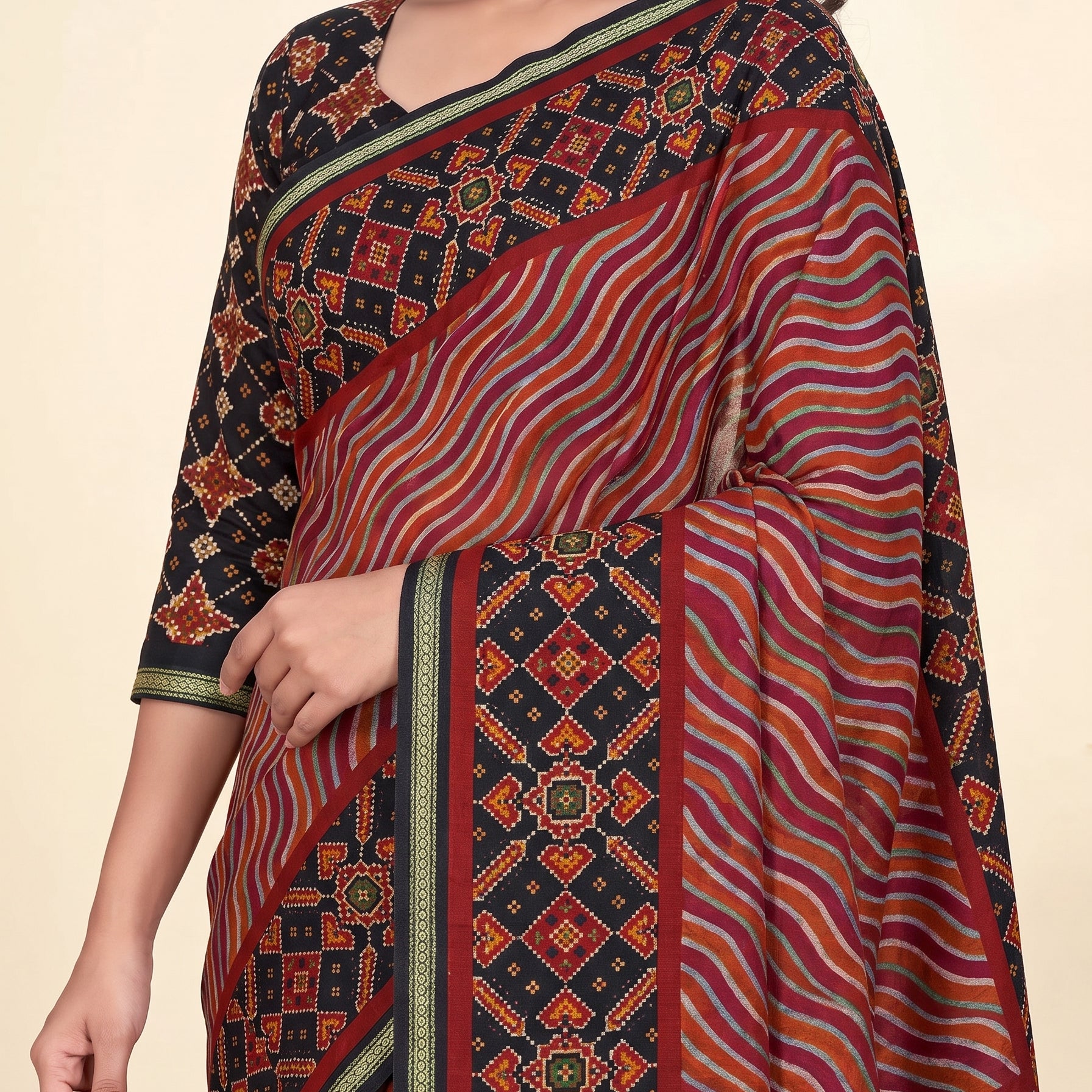 Pallu close-up [sku:JA 14645]