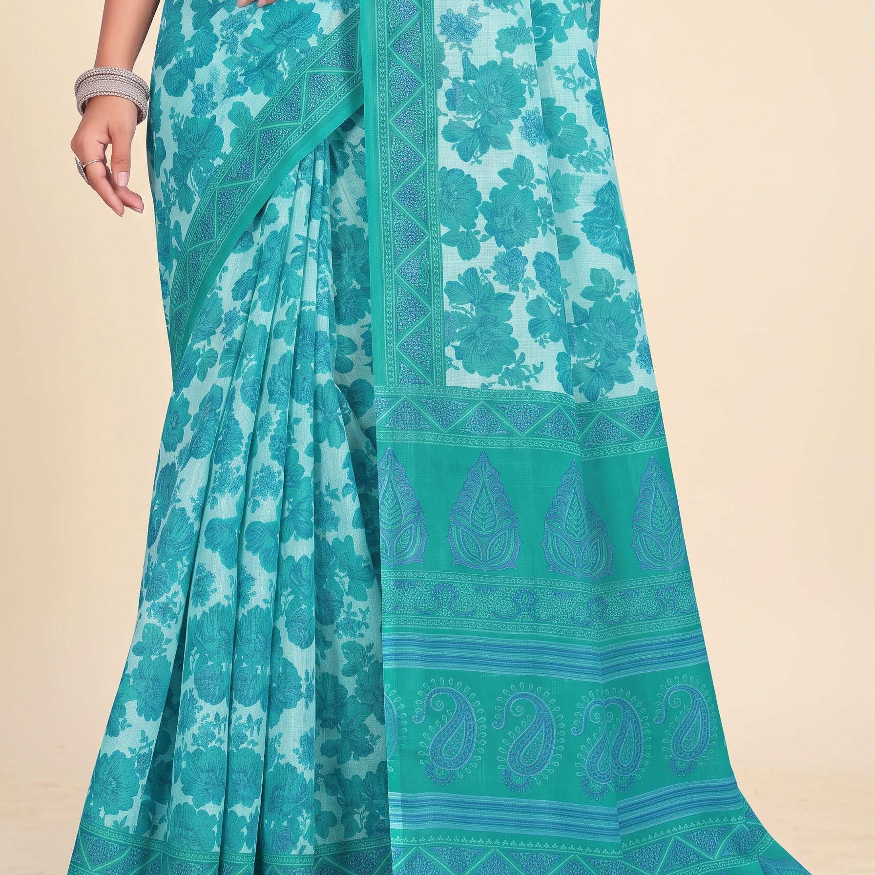 Shared pallu close-up [sku:KN-66606]