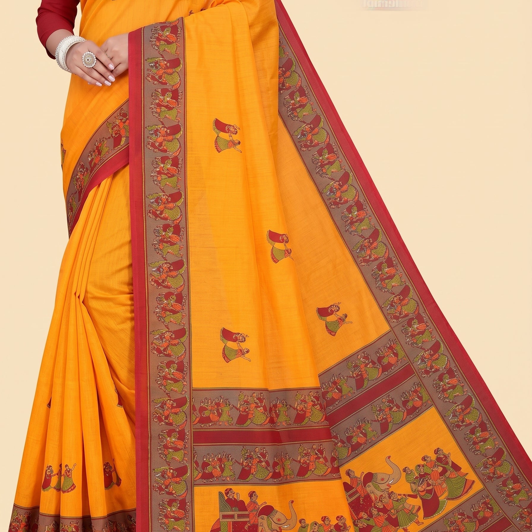 Pallu close-up