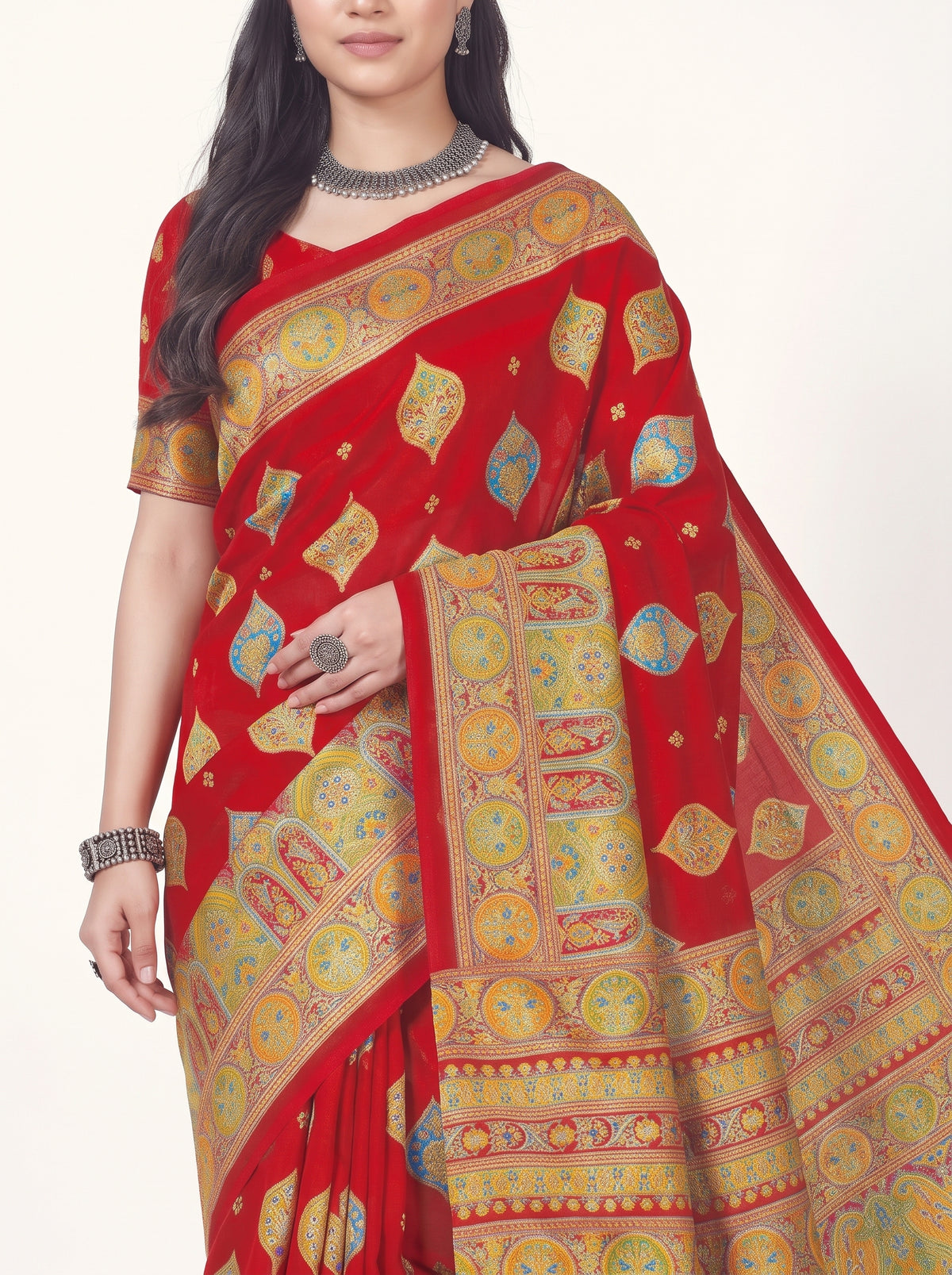 Shared pallu close-up [sku:D.NO.61242]