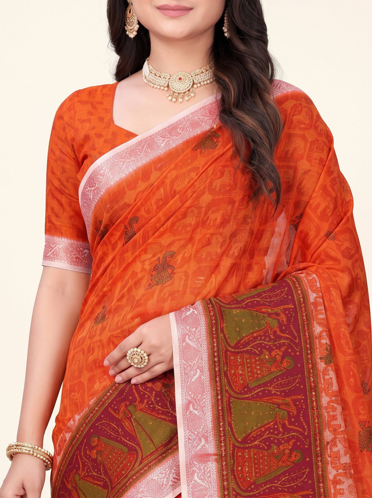 Pallu close-up [sku:KN-70778]
