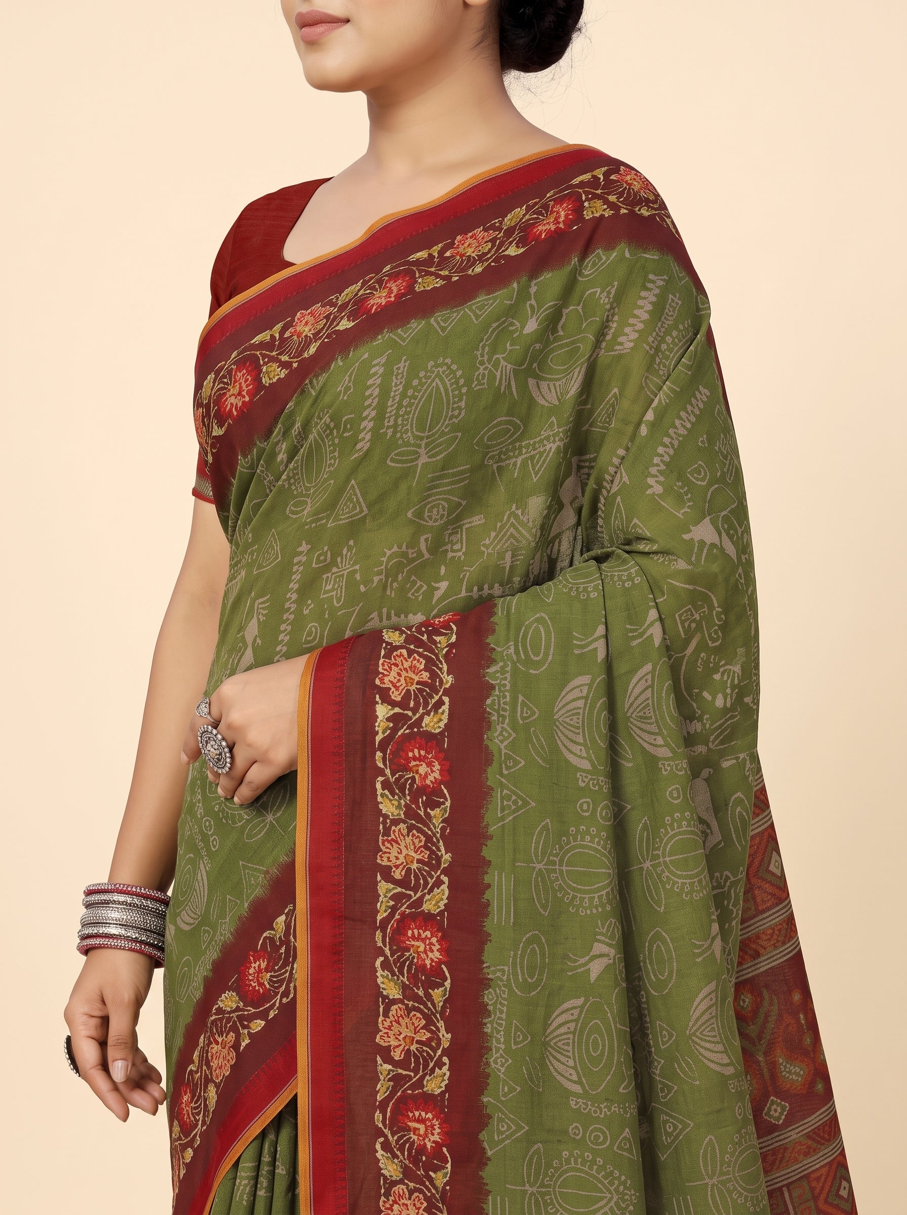 Shared pallu close-up [sku:D.NO.60769]